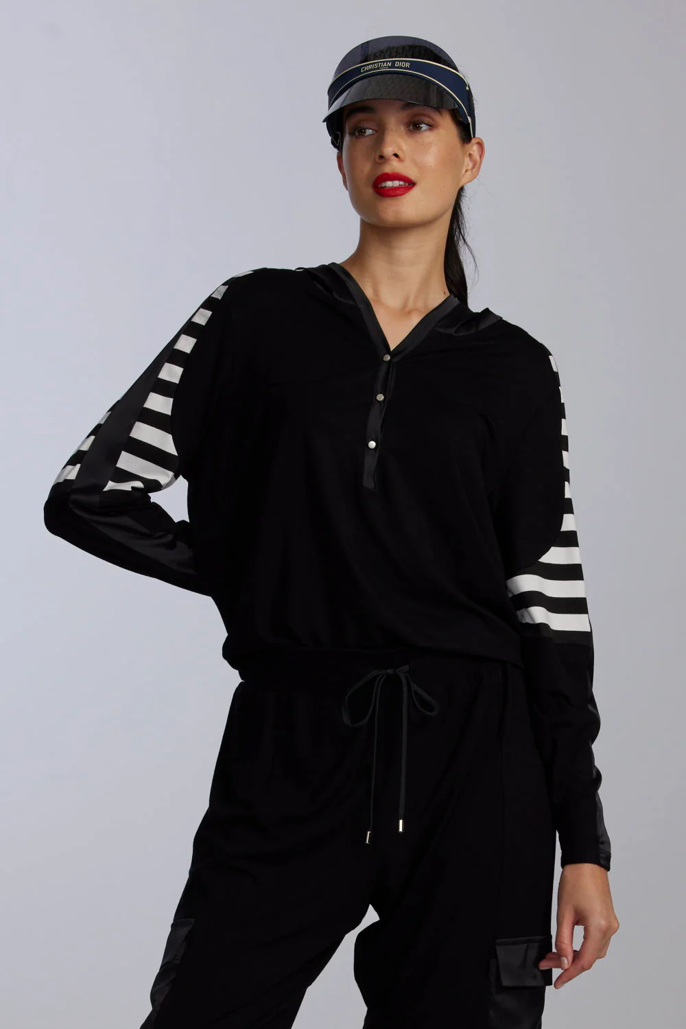 Paula Ryan Viscose Hoodie Sweater - Image 4
