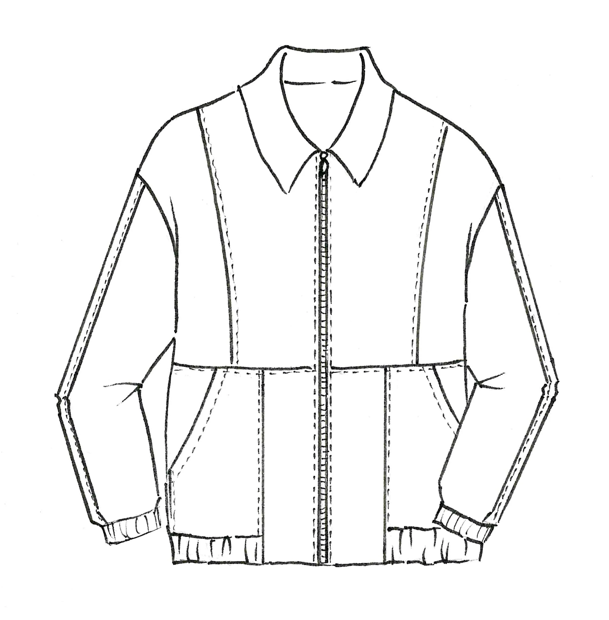 Paula Ryan Washer Linen Cropped Jacket - Navy - Image 5