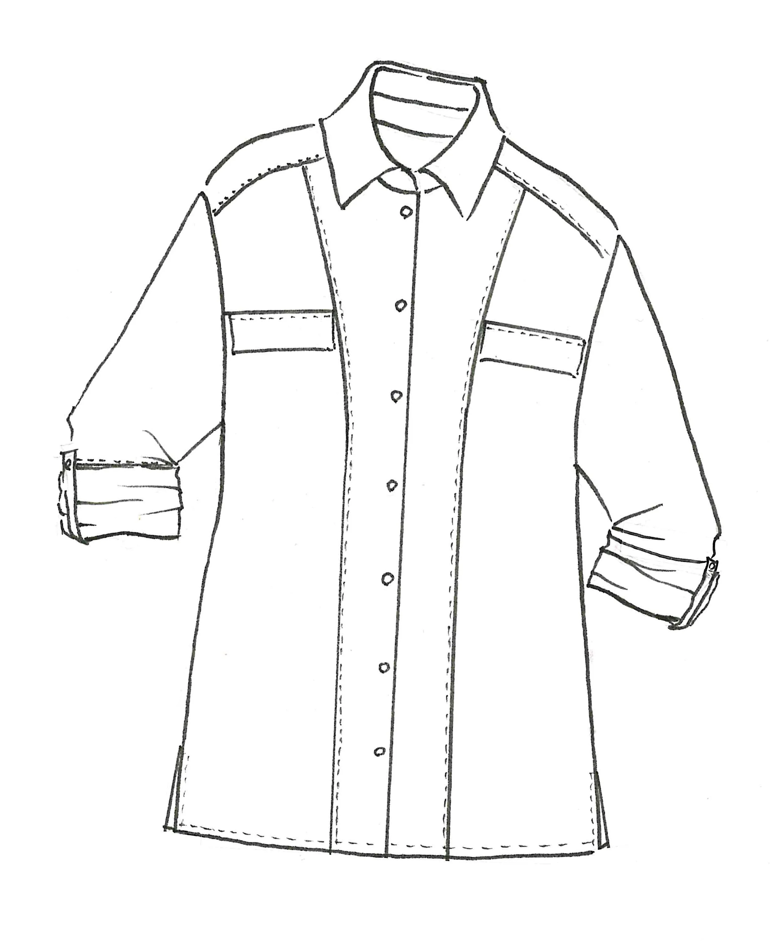 Paula Ryan Washer Linen Panel Shirt - Image 5