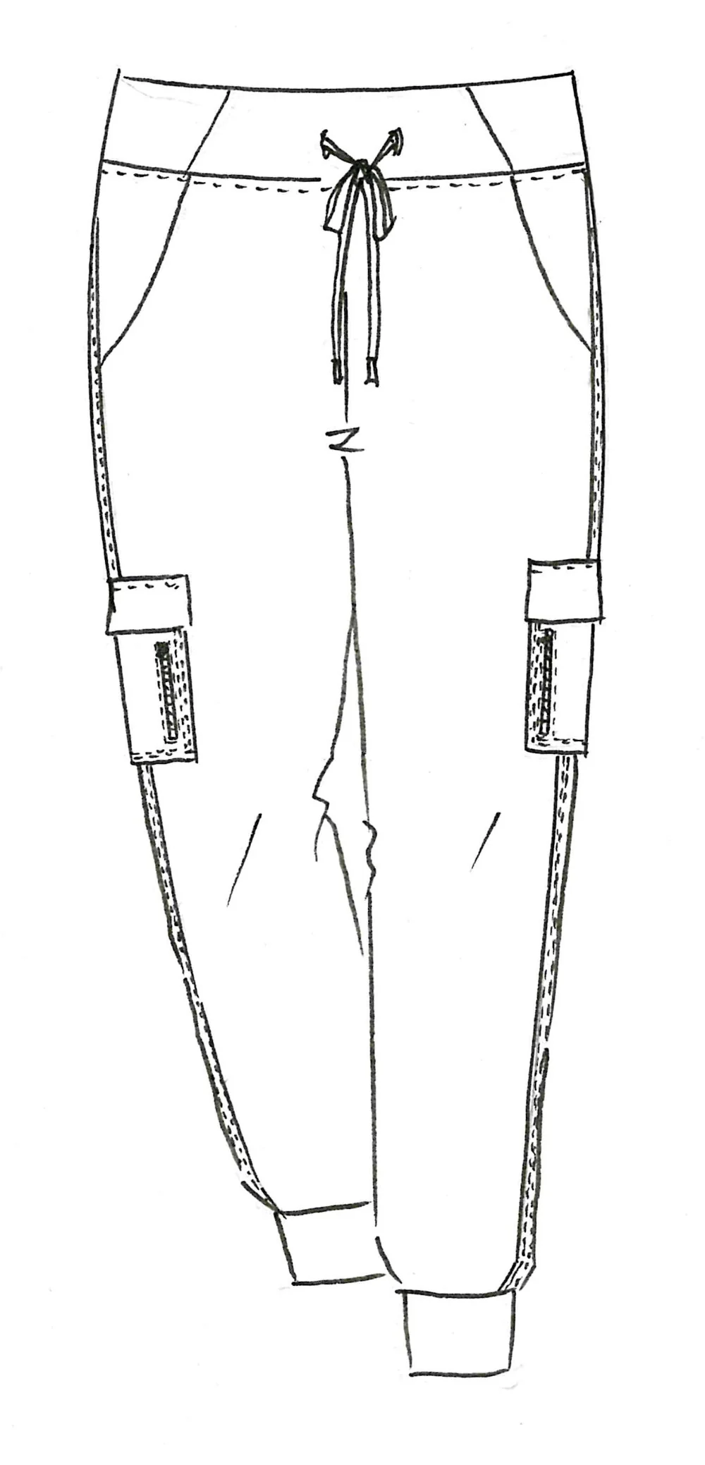 Paula Ryan Zip Trim Pocket Pant - Ironsand - Image 3