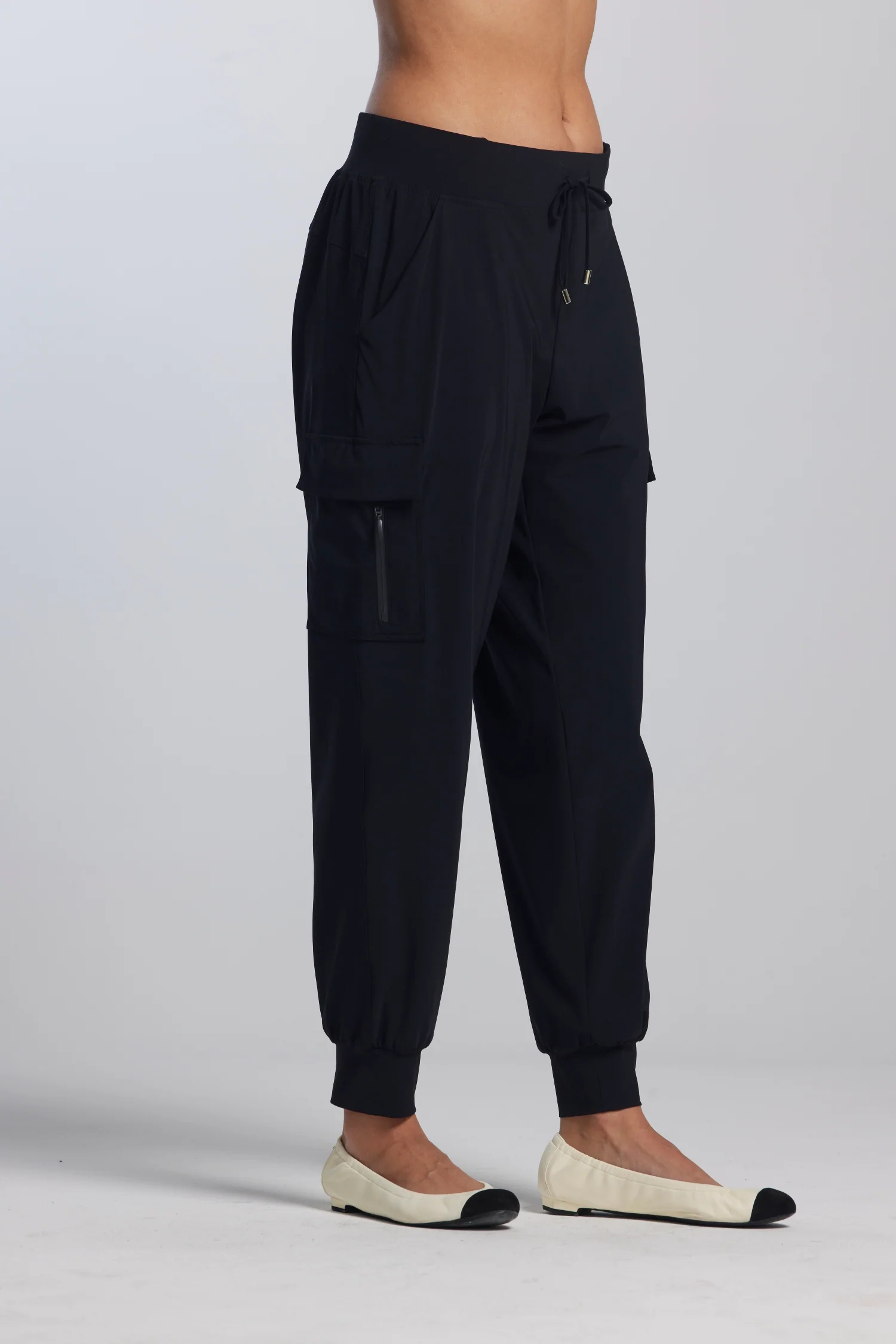 Paula Ryan Zip Trim Pocket Pant - Ironsand - Image 7