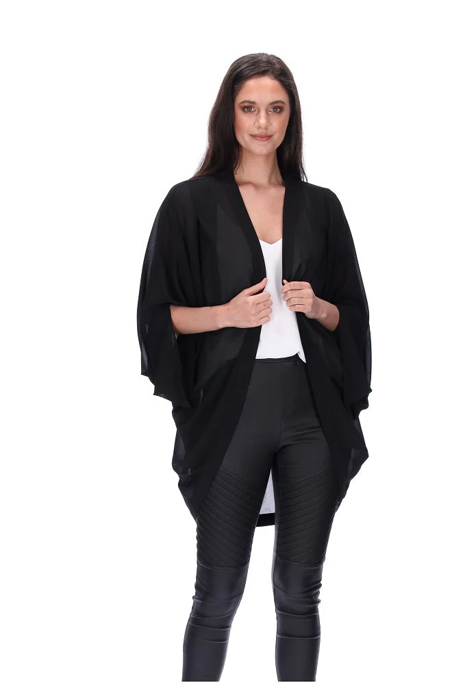 Plain Kimono Black Short