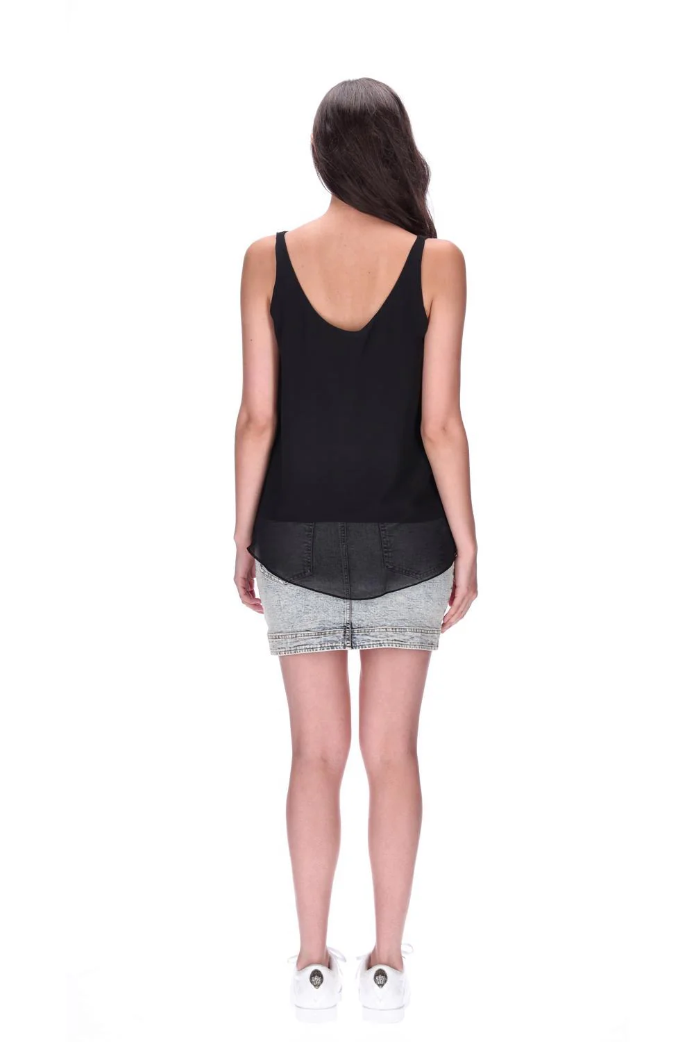 Pretty Basic Miller Singlet - Black - Image 2