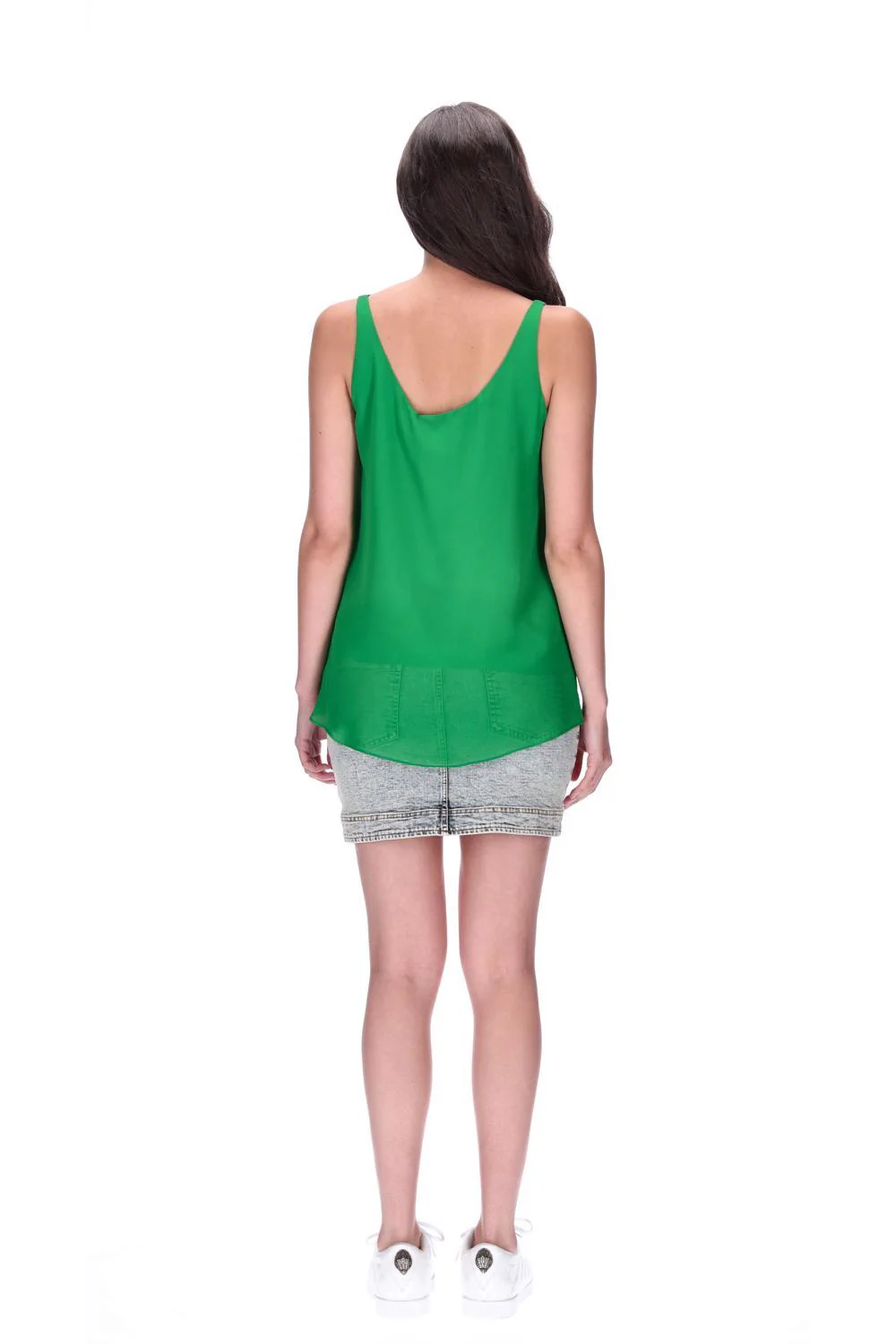 Pretty Basic Miller Singlet - Green - Image 2