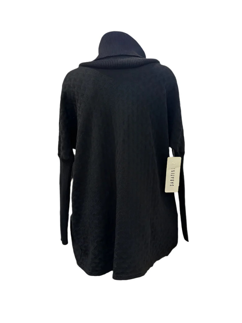 Sabitini Roll Neck Knit - Black - Image 3