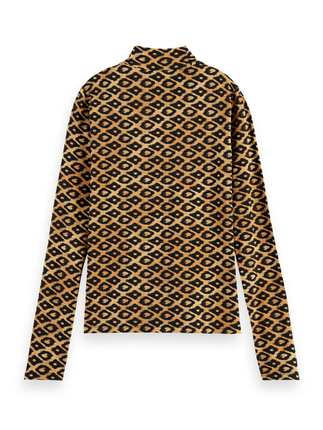Scotch & Soda Printed Long Sleeved Mock Neck - Image 2