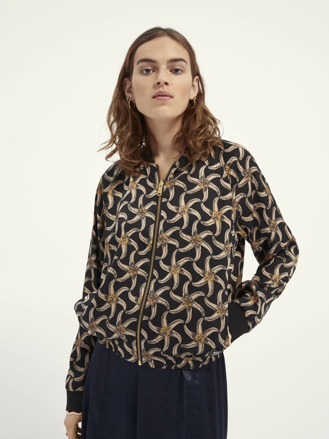 Scotch & Soda Printed Wear Two Ways Bomber - Image 13