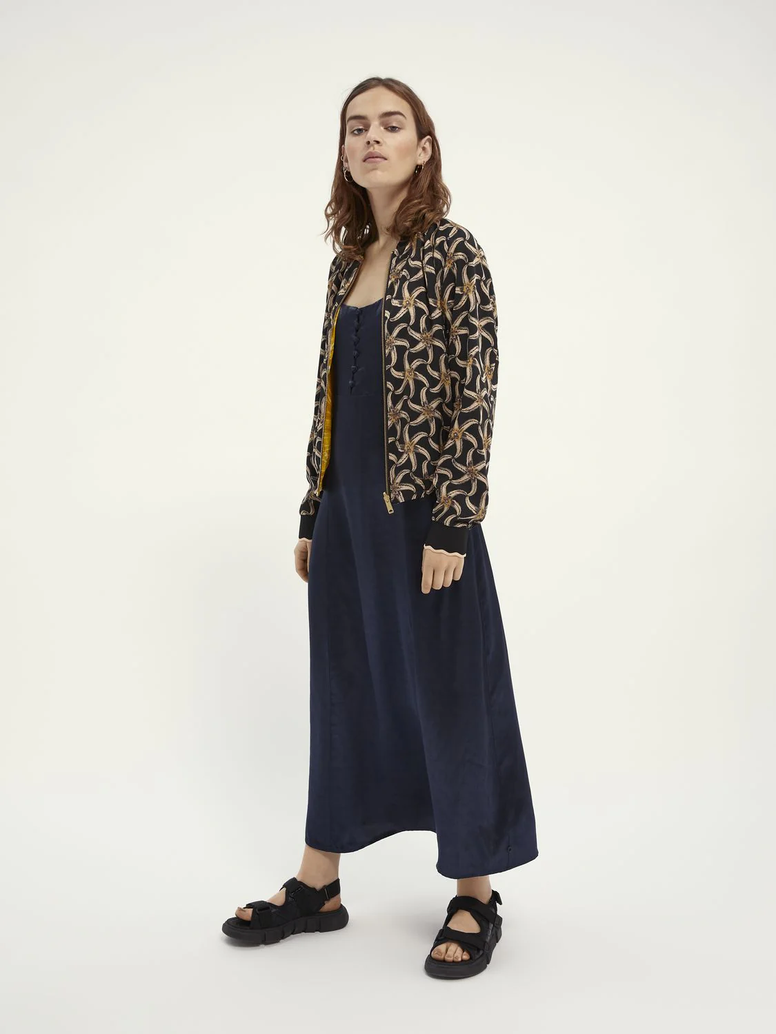 Scotch & Soda Printed Wear Two Ways Bomber - Image 5