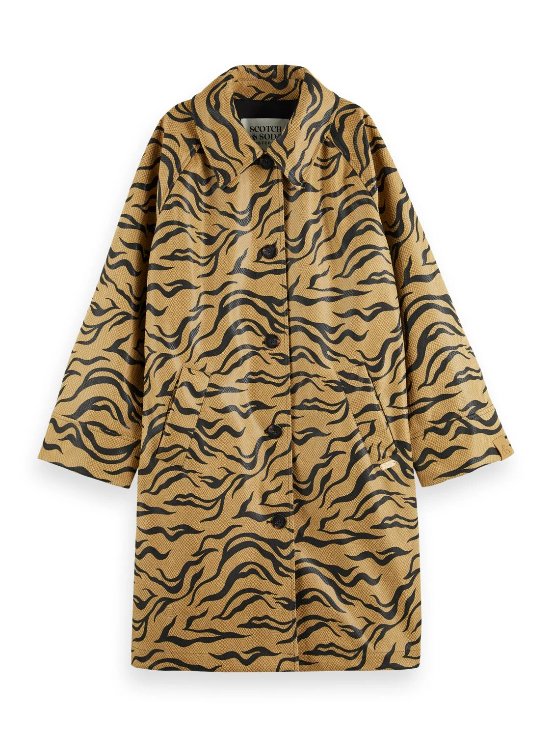 Scotch & Soda Printed Water Repellant Coat Combo - Image 5