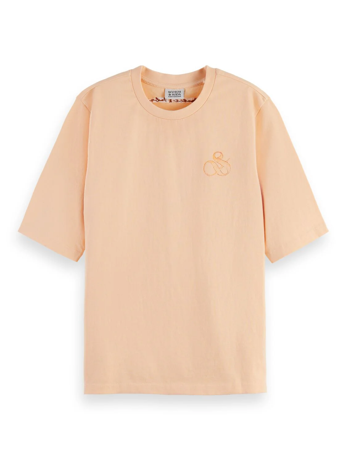 Scotch & Soda Relaxed Fit T Shirt Peach