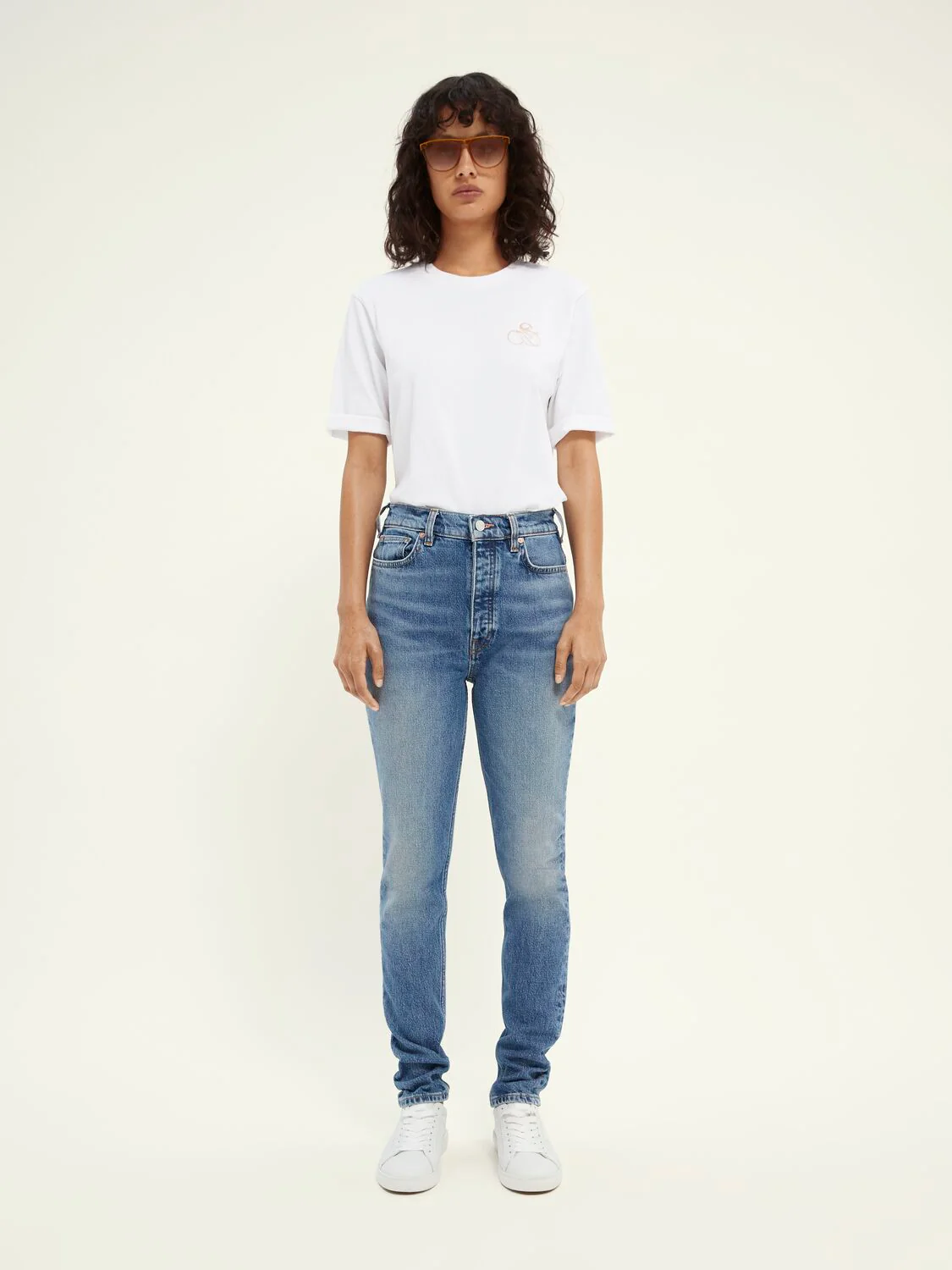 Scotch & Soda Relaxed Fit T Shirt White