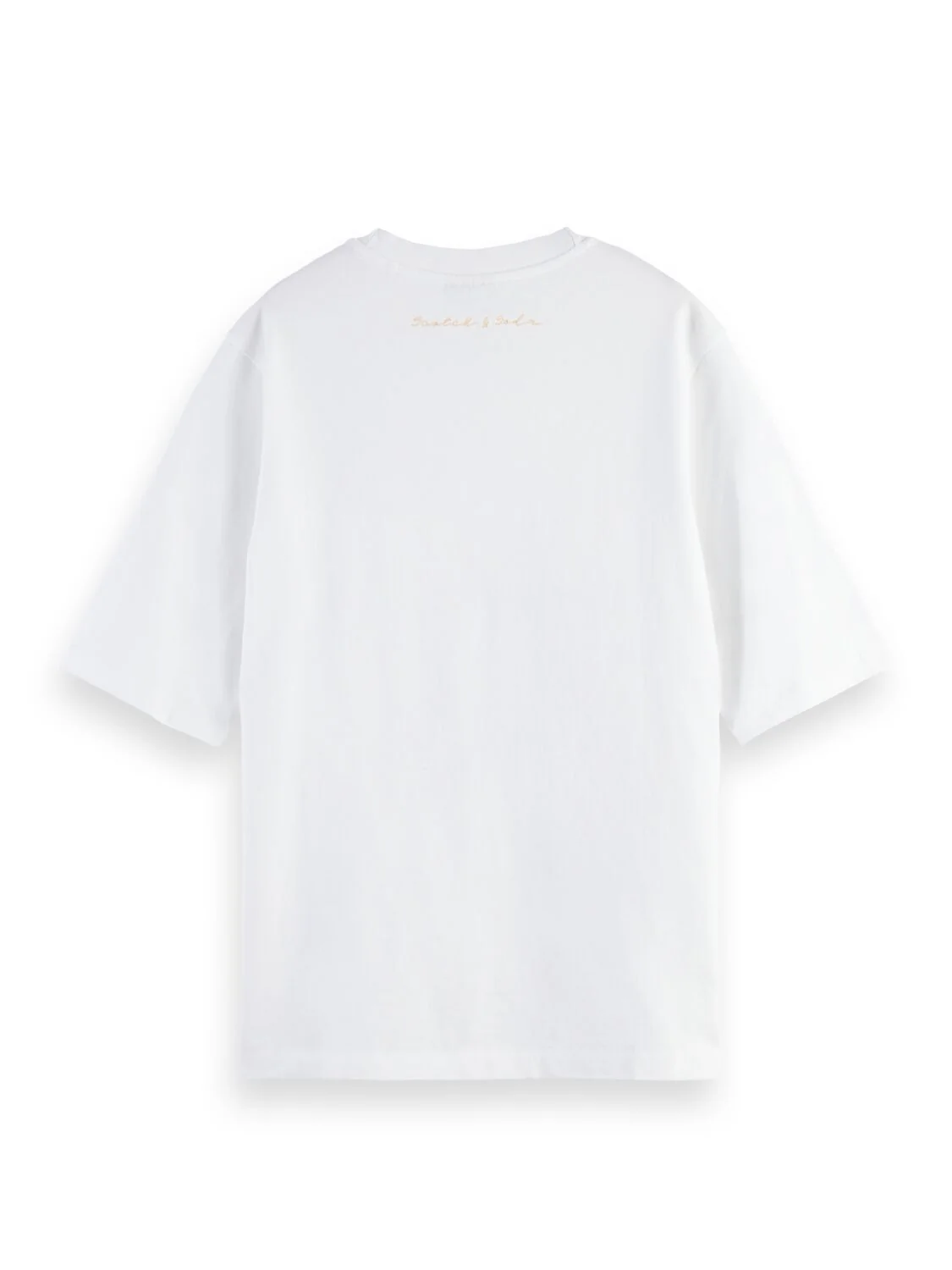 Scotch & Soda Relaxed Fit T Shirt White - Image 3