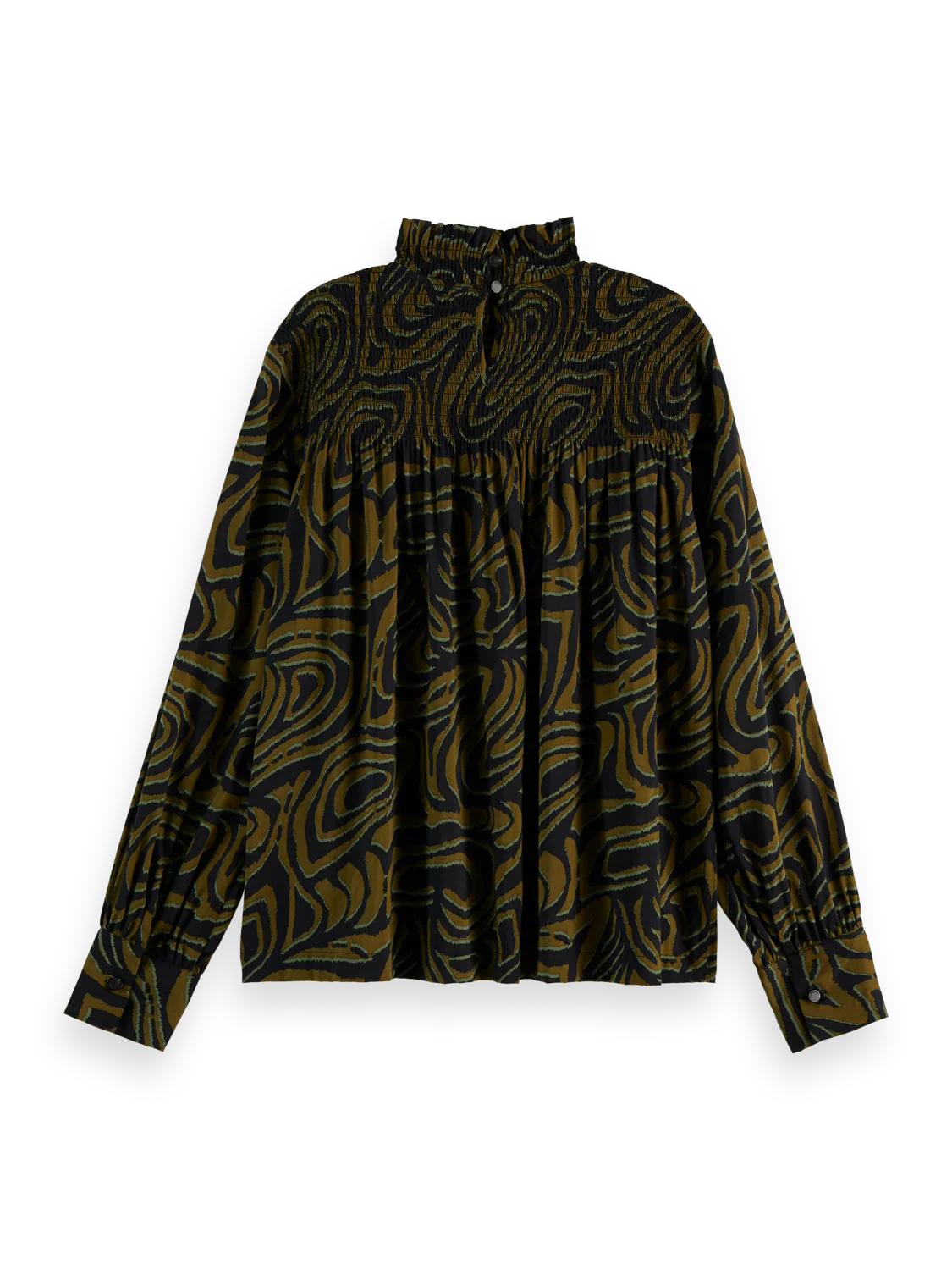 Scotch & Soda Smocked Top - Image 3