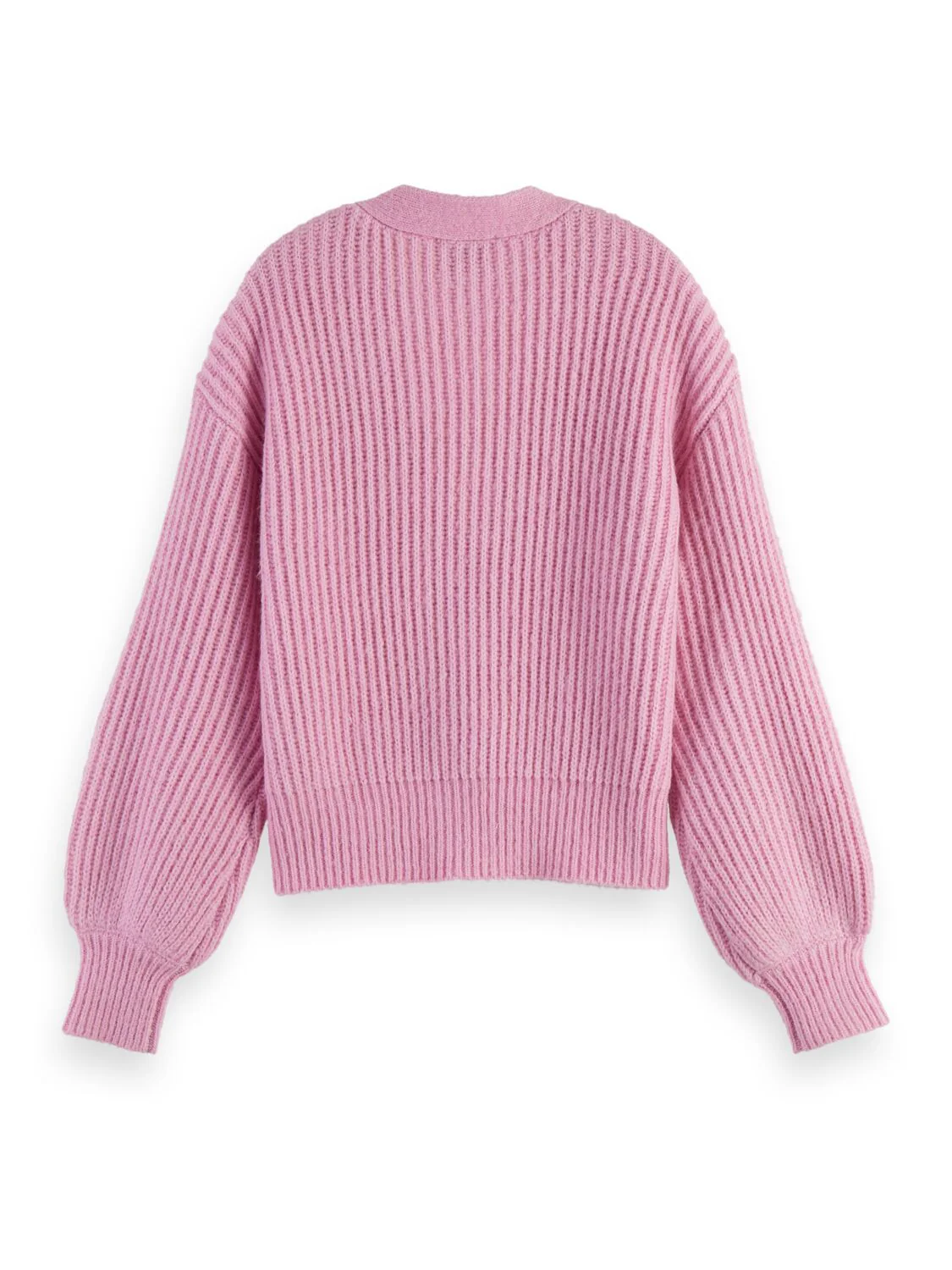 Scotch & Soda V Neck Boxy Knitted Cardigan - Image 4