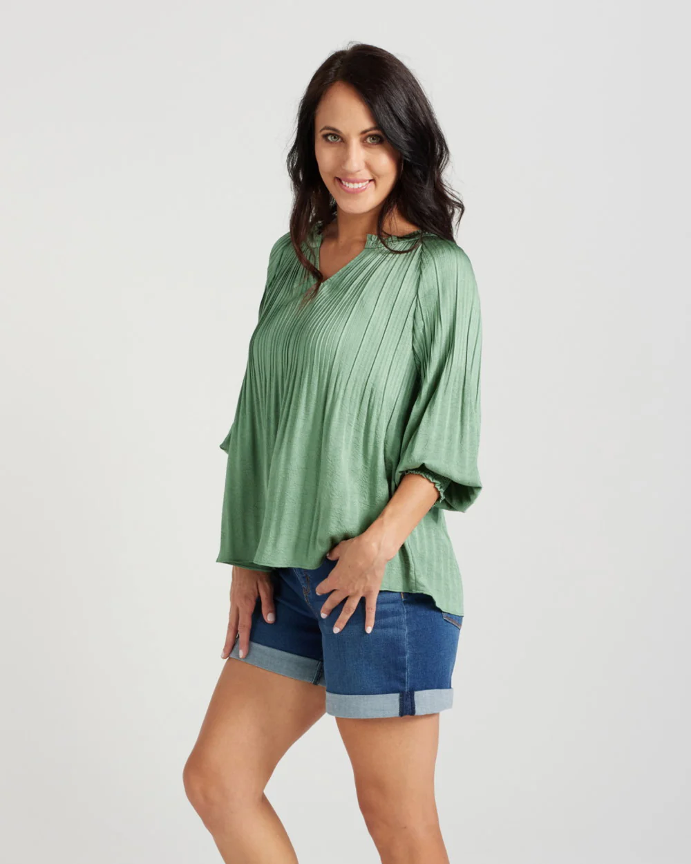Seduce Anjelika Top - Sage - Image 3