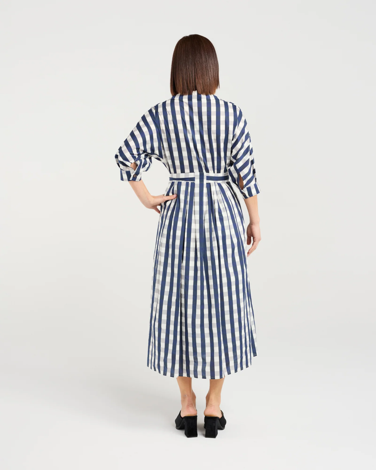 Seduce Ava Dress - Ink Check - Image 7