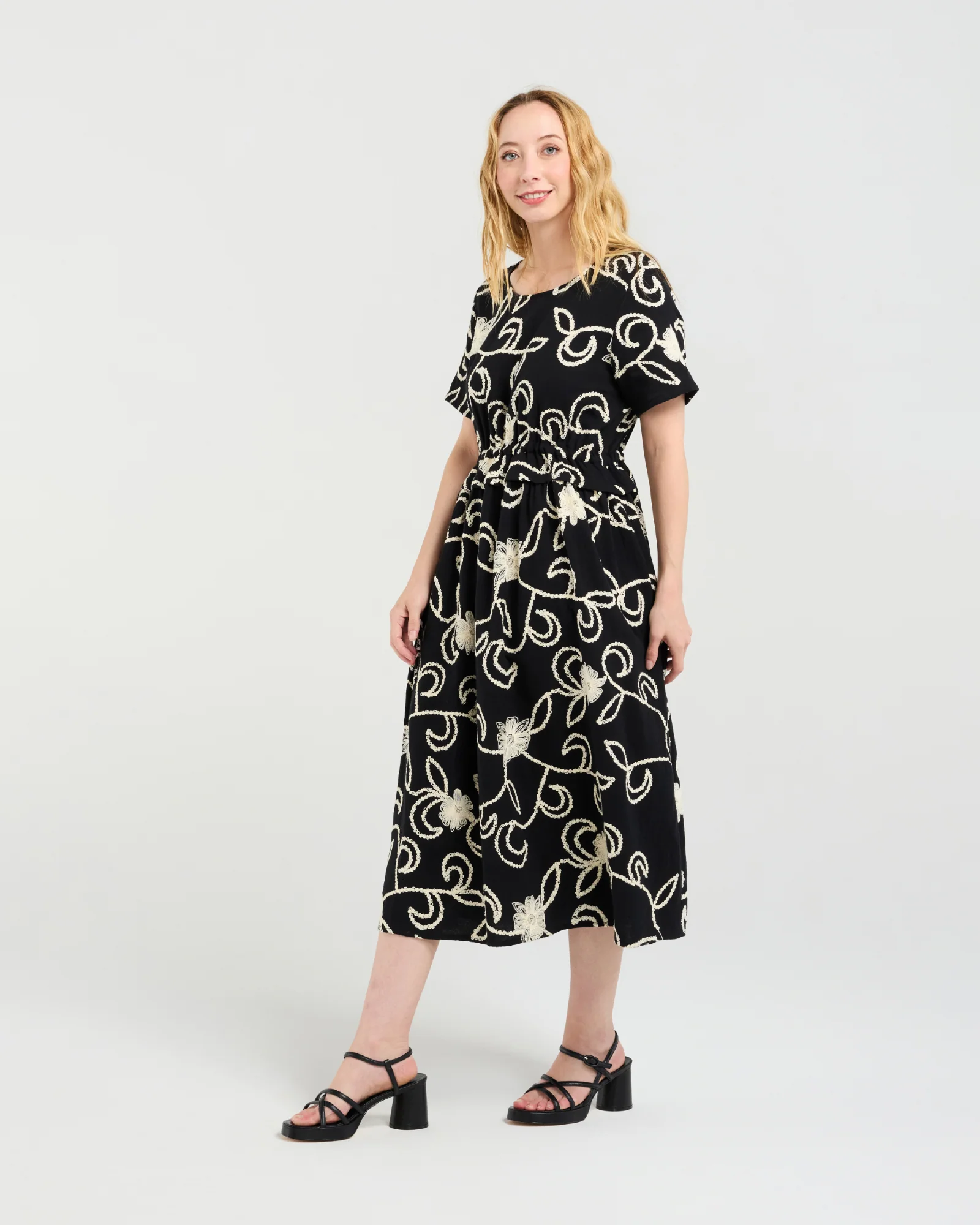 Seduce Brodie Dress - Folk Garden - Image 2
