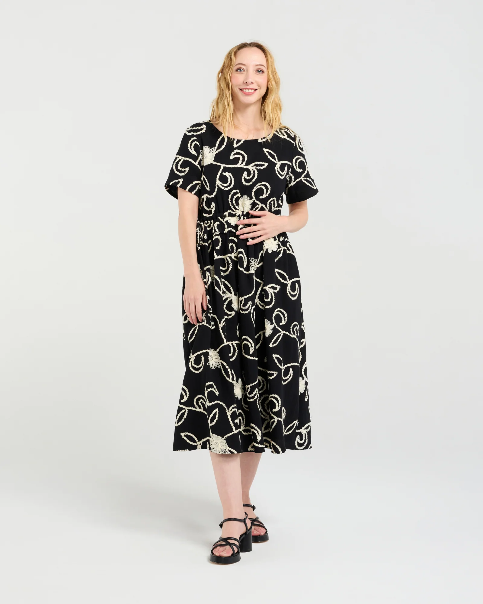 Seduce Brodie Dress - Folk Garden - Image 4