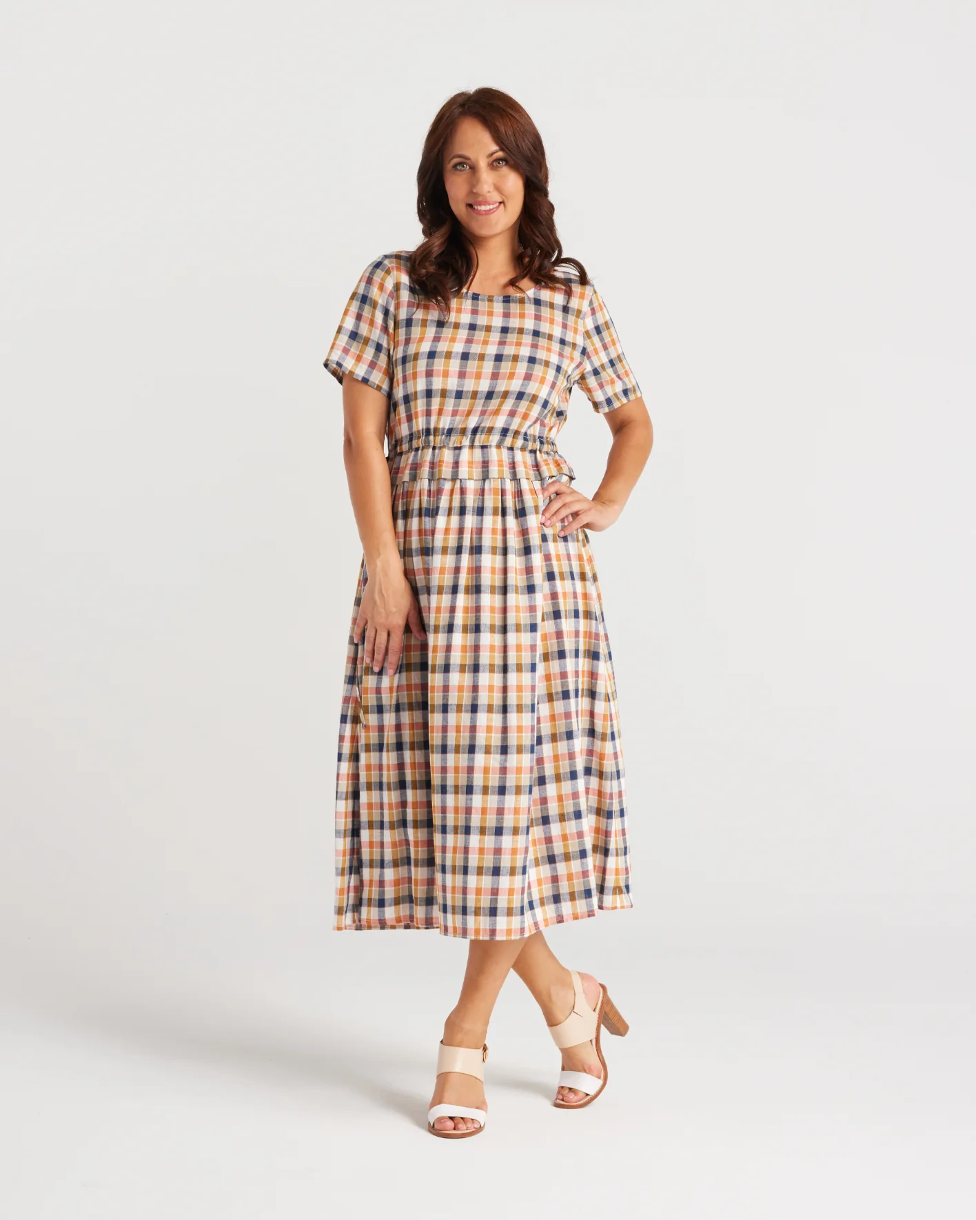 Seduce  Brodie Dress MultiCheck