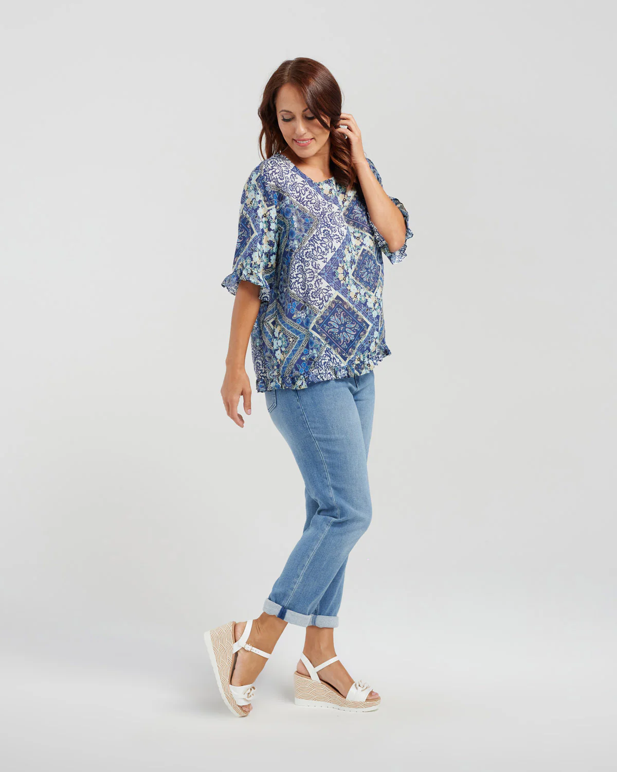 Seduce Dorothy Top - Blue - Image 5