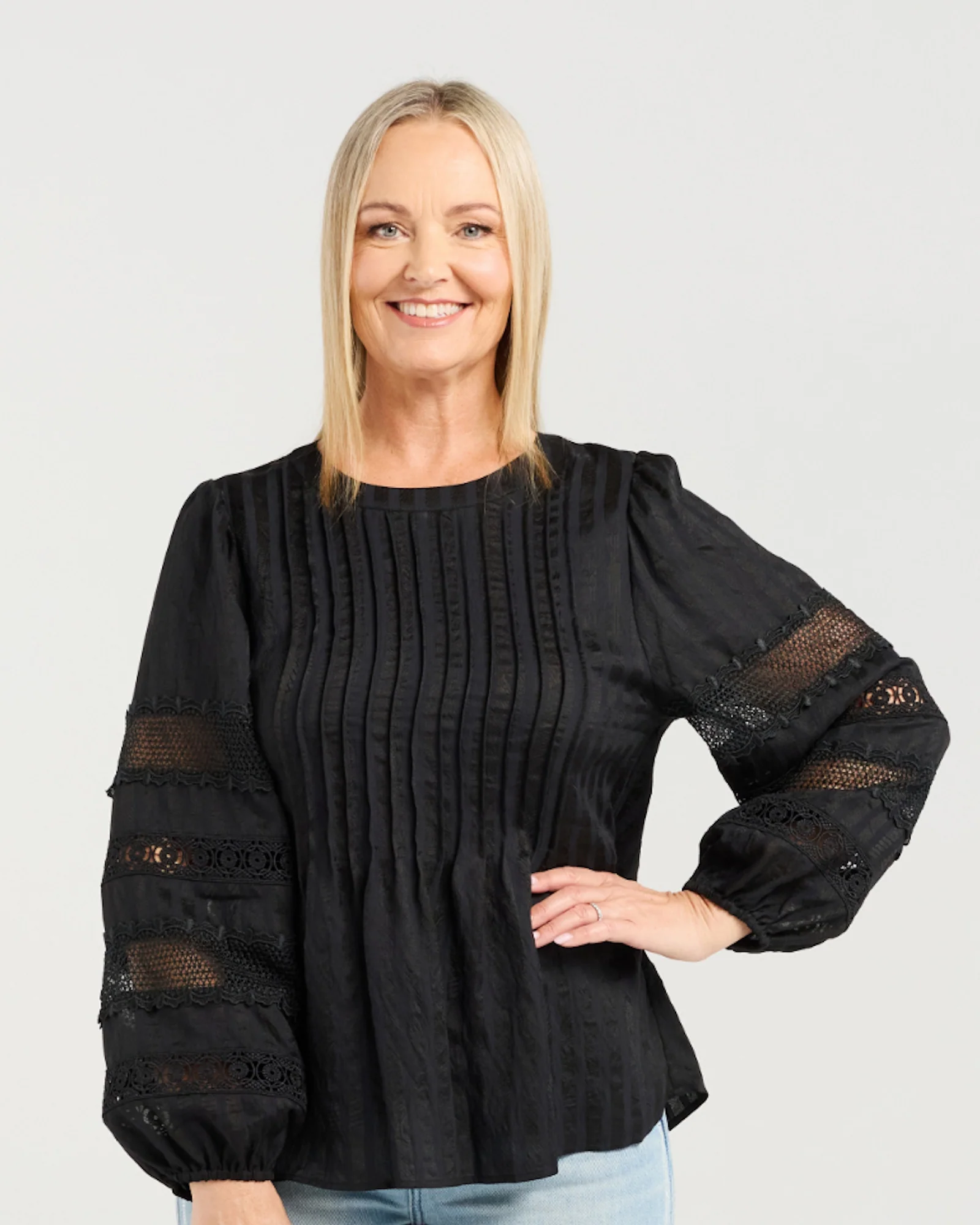 Seduce Fatima Top Black