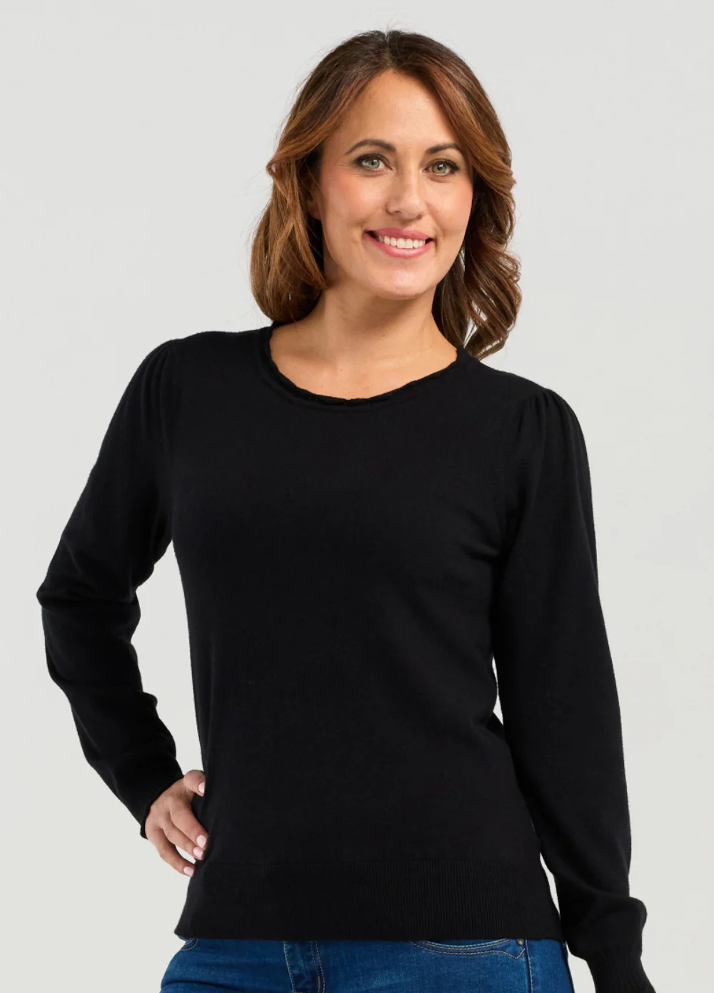 Seduce Halsey Knit- Black - Image 2