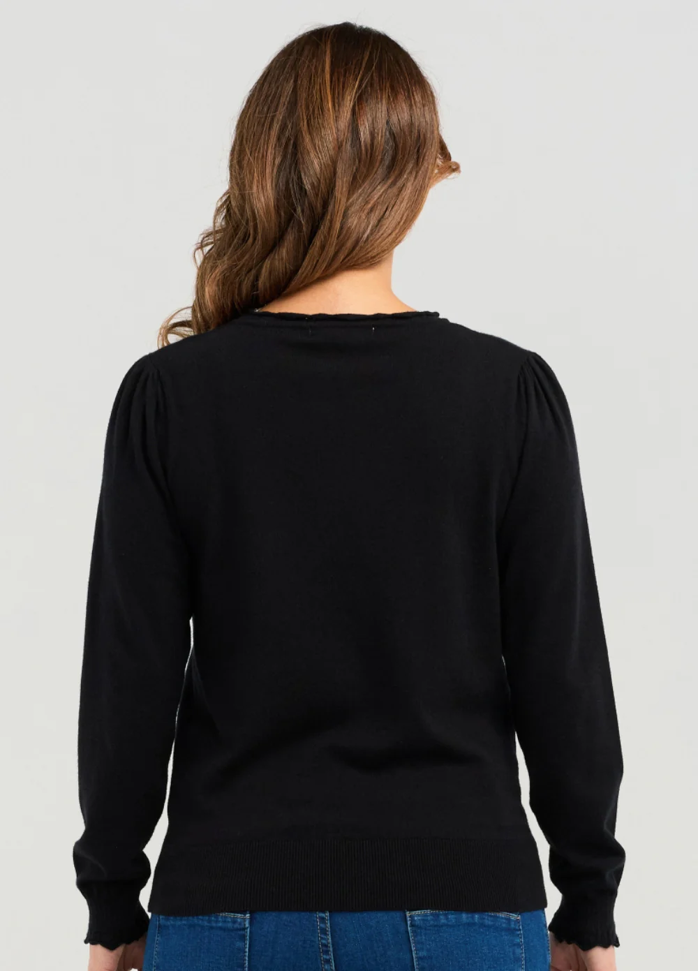 Seduce Halsey Knit- Black - Image 4