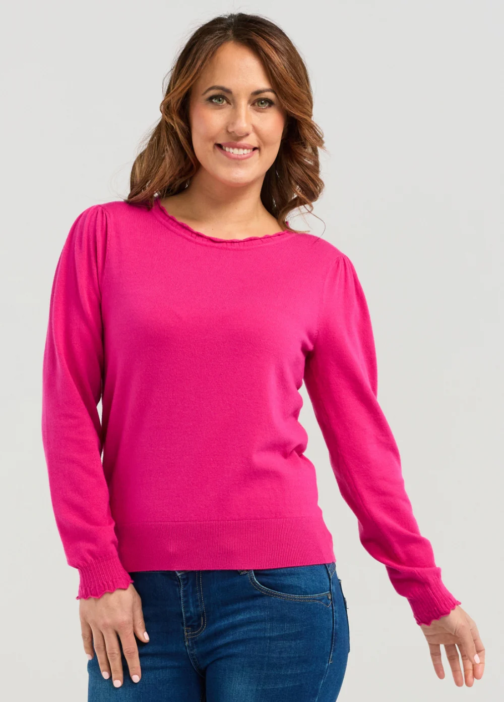 Seduce Halsey Knit- Hot Pink