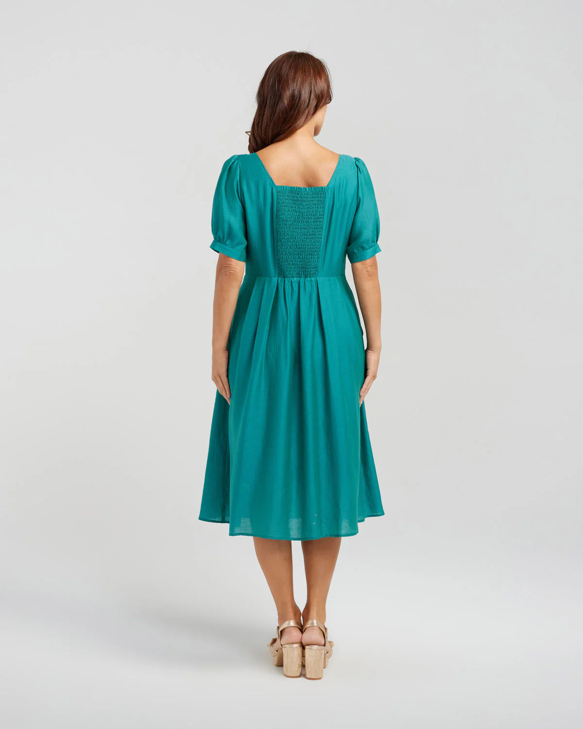 Seduce Julia Dress - Forest Green - Image 2