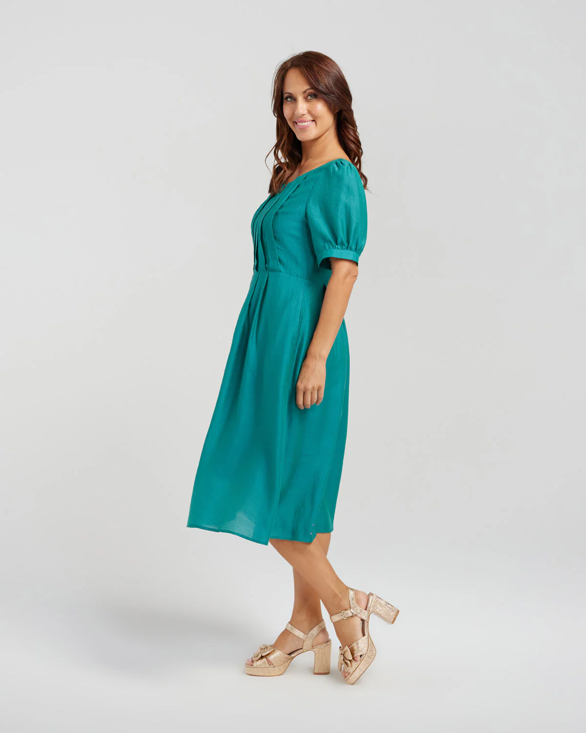 Seduce Julia Dress - Forest Green - Image 5