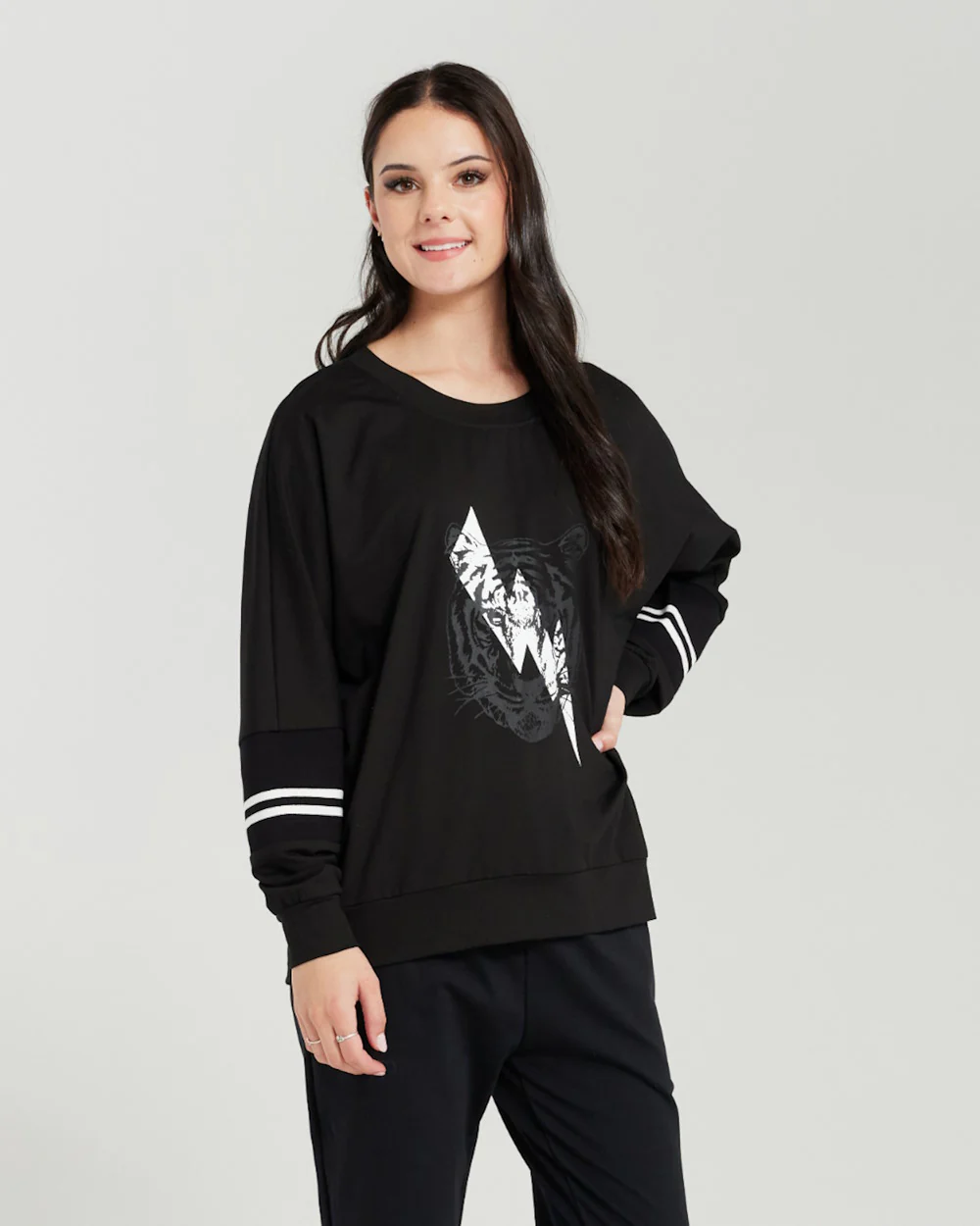 Seduce Layla Jumper - Black - Image 5