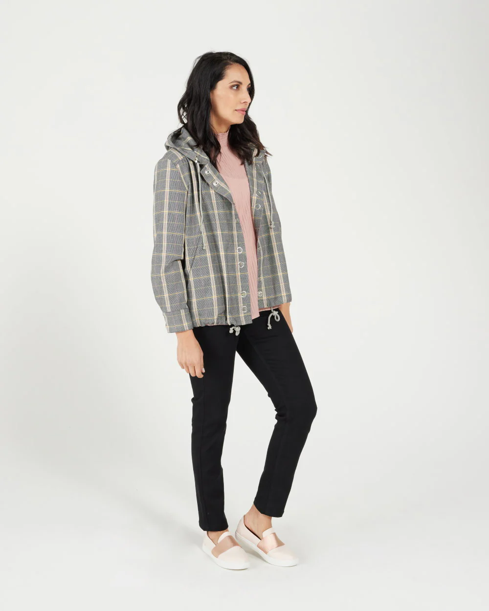 Seduce Libby Jacket - Plaid - Image 3