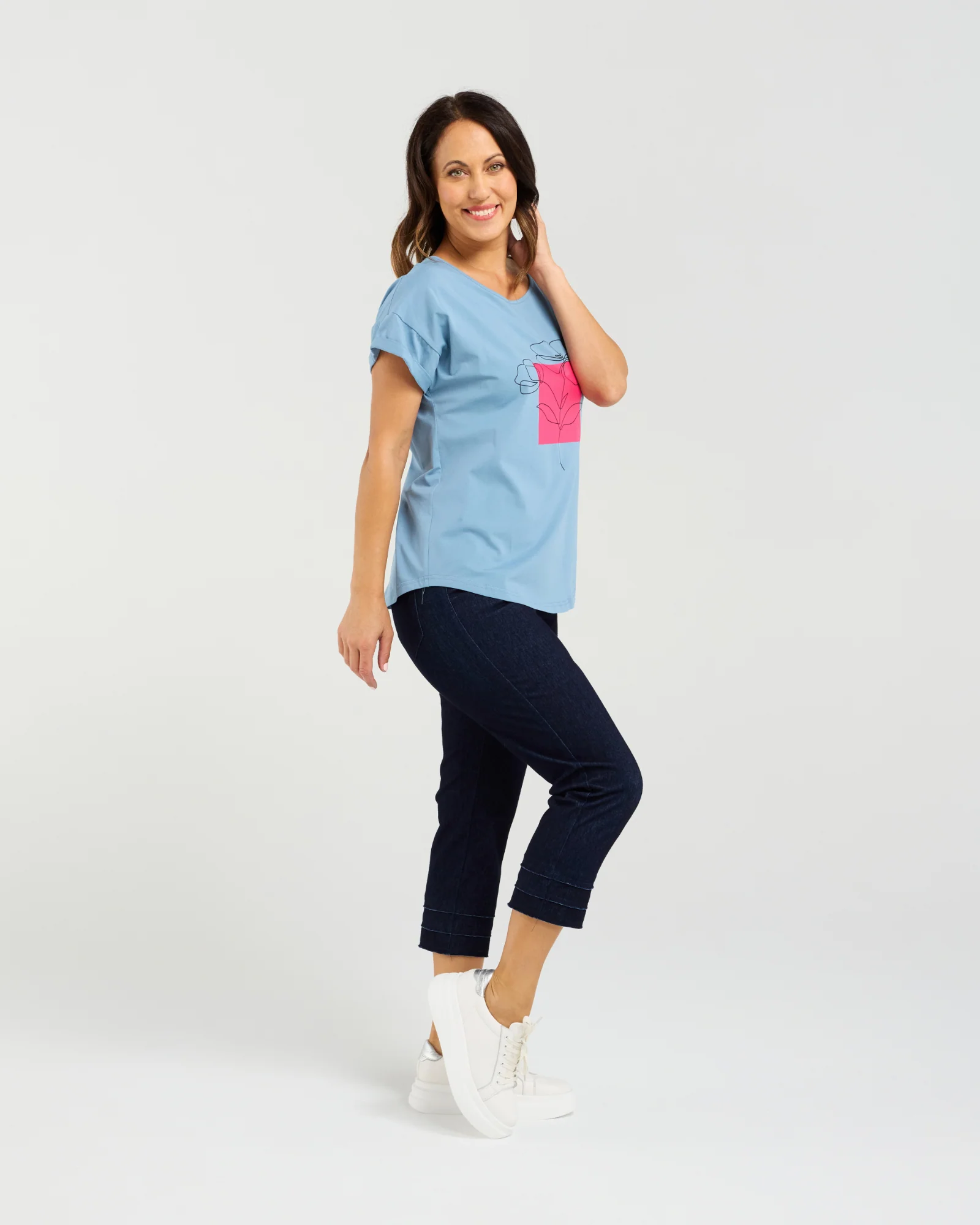 Seduce Lily Top - Blue - Image 5