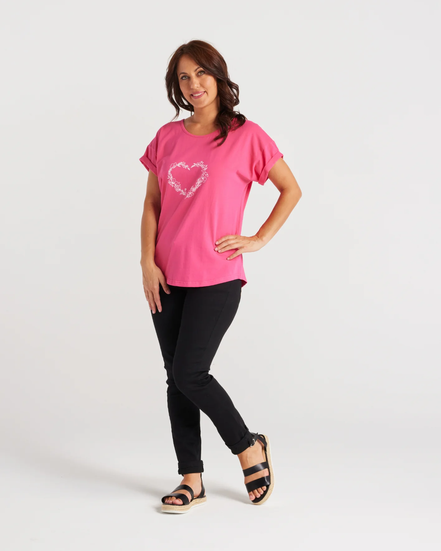 Seduce Lily Top Hot Pink - Image 2