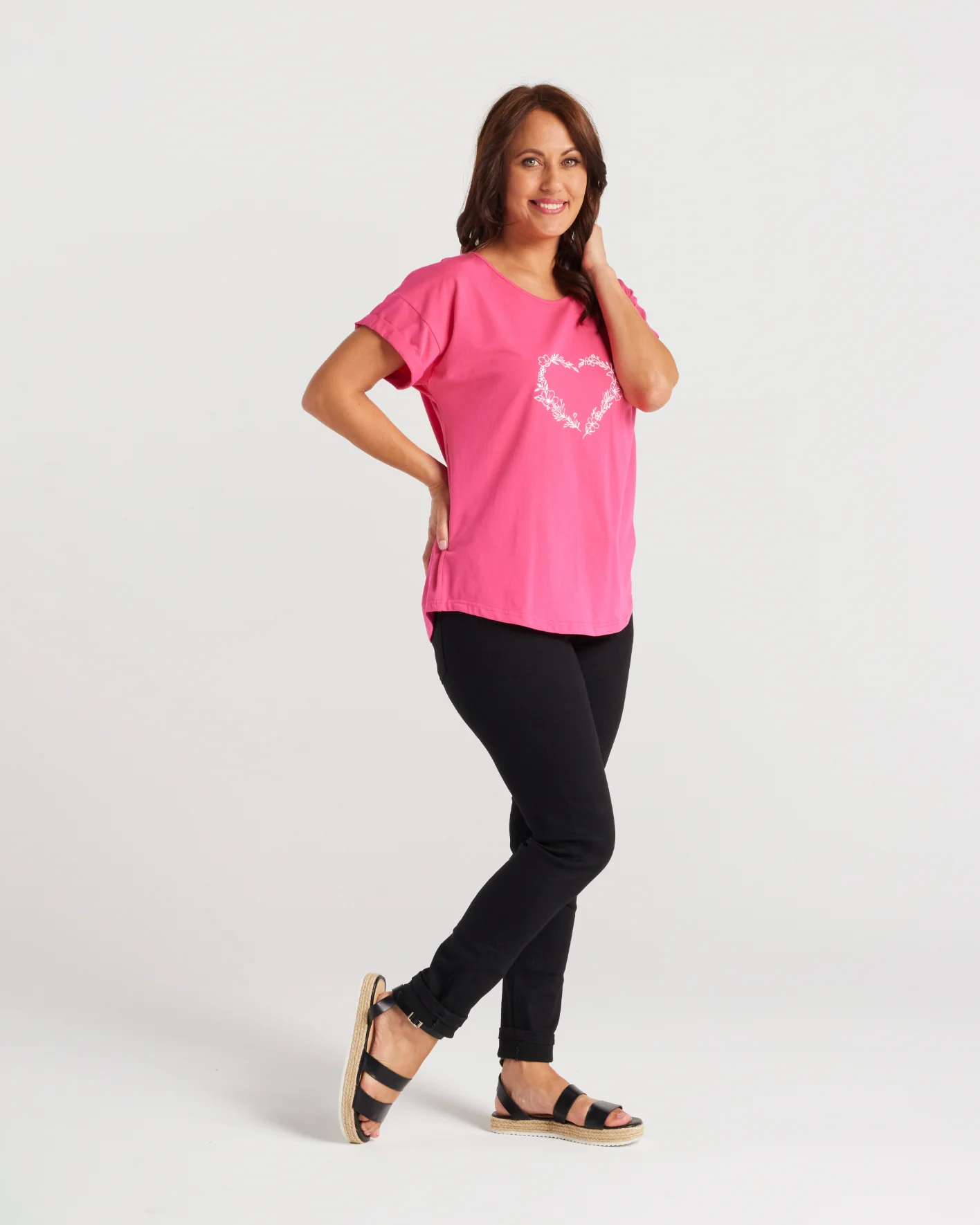 Seduce Lily Top Hot Pink - Image 3