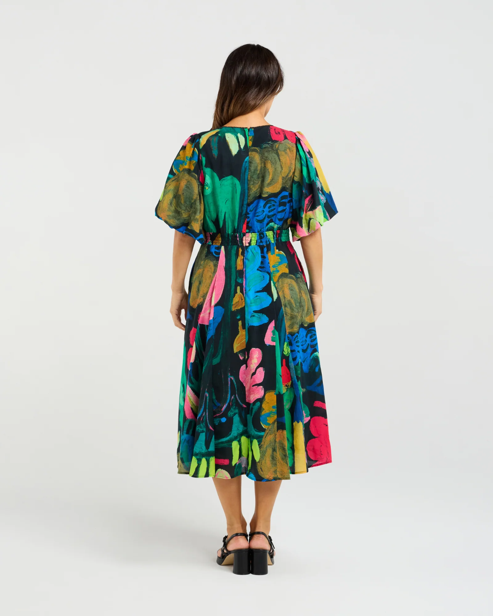Seduce Olivia Dress - Midnight Fern - Image 5