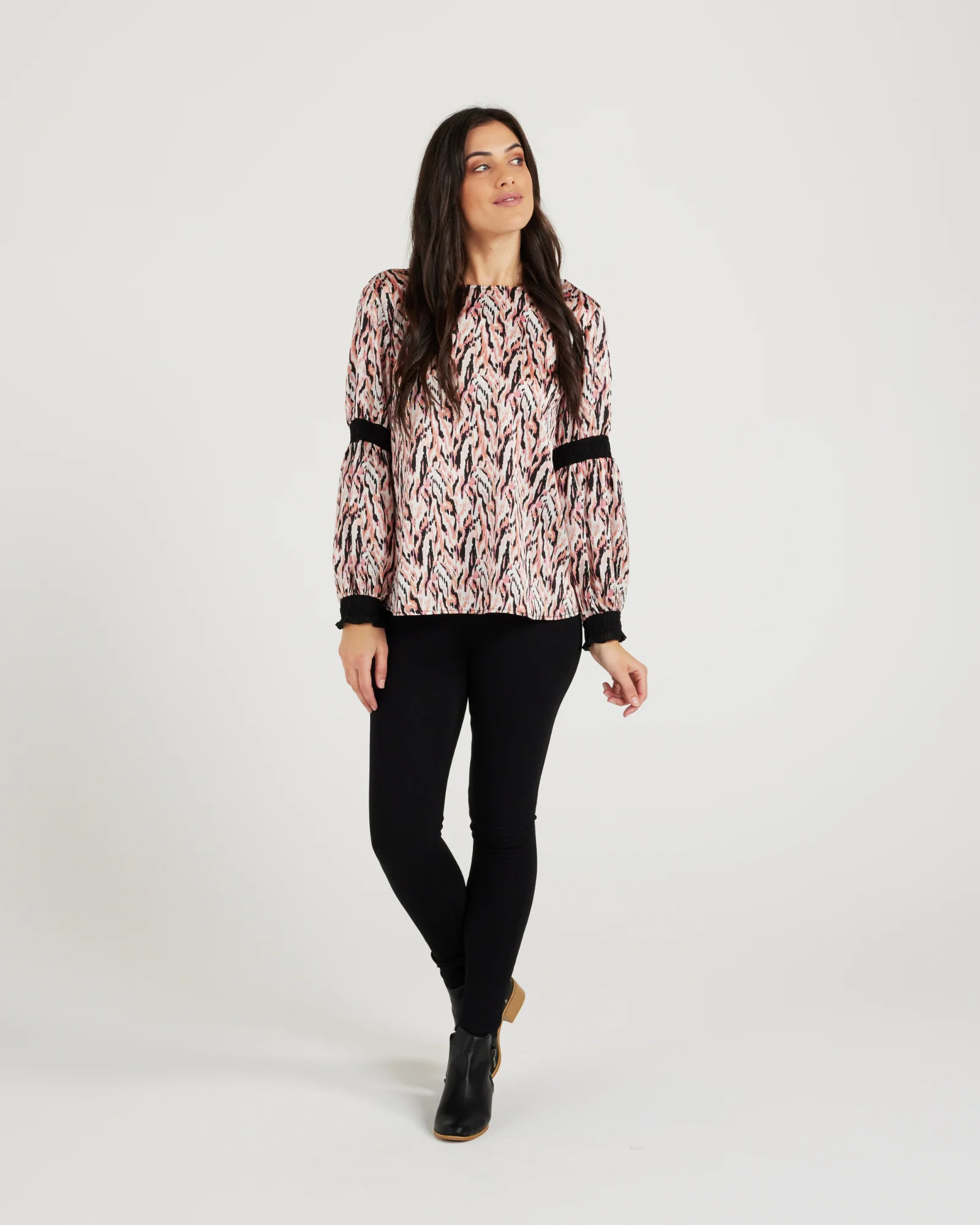 Seduce Renoir Top - Pink Animal - Image 3