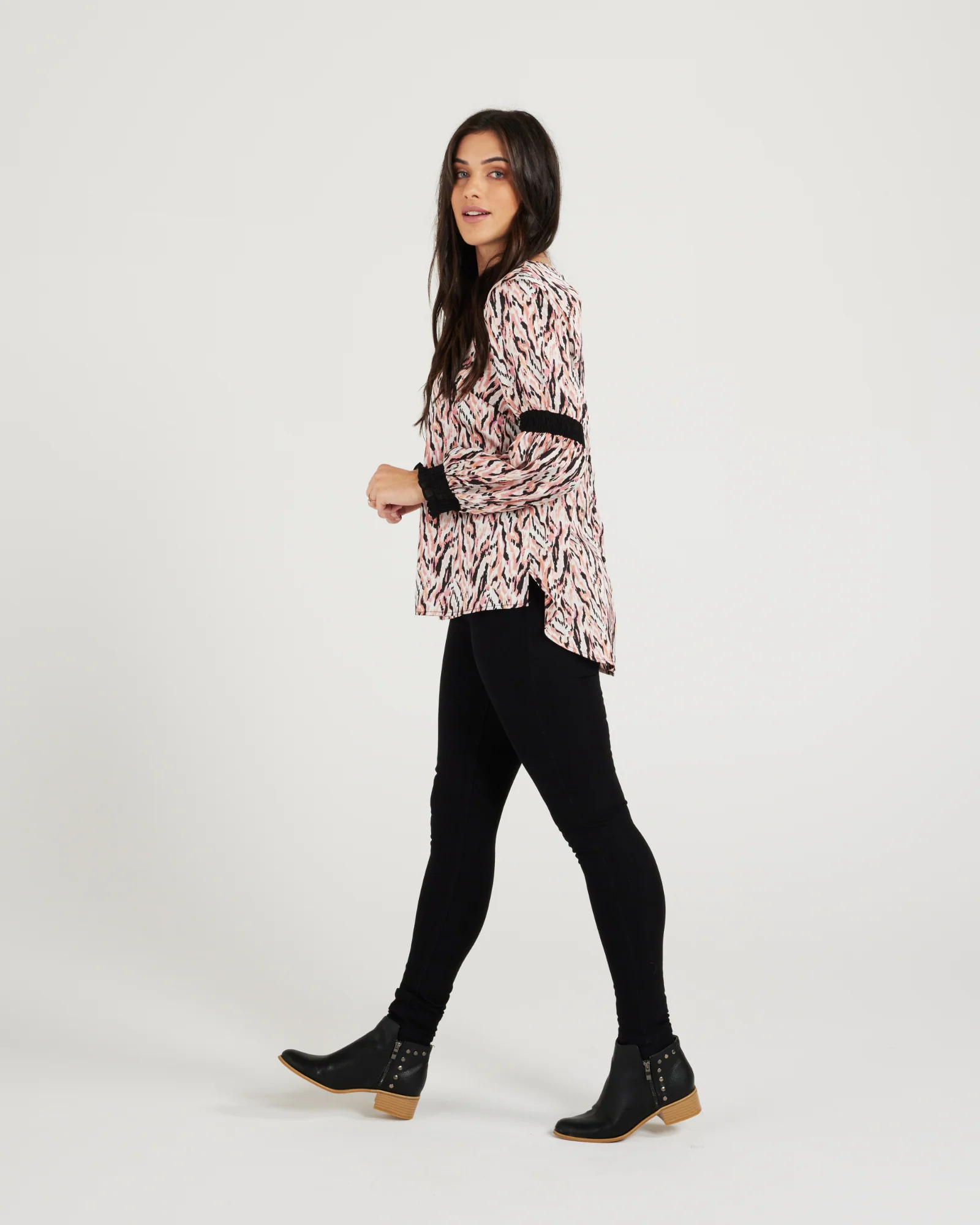 Seduce Renoir Top - Pink Animal - Image 4