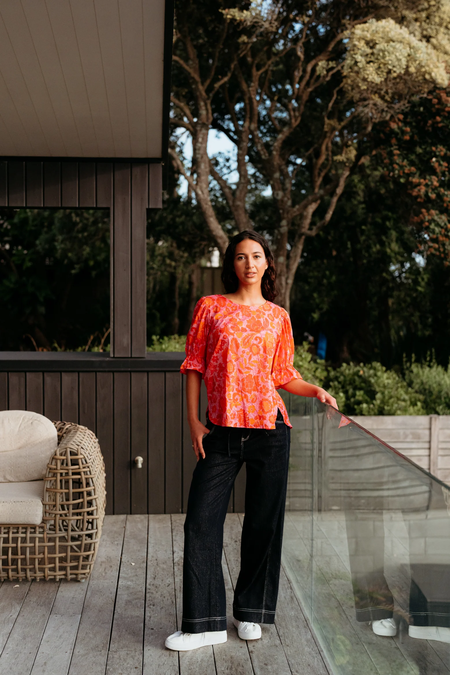 Seduce Sadie Top - Abstract Blush - Image 6