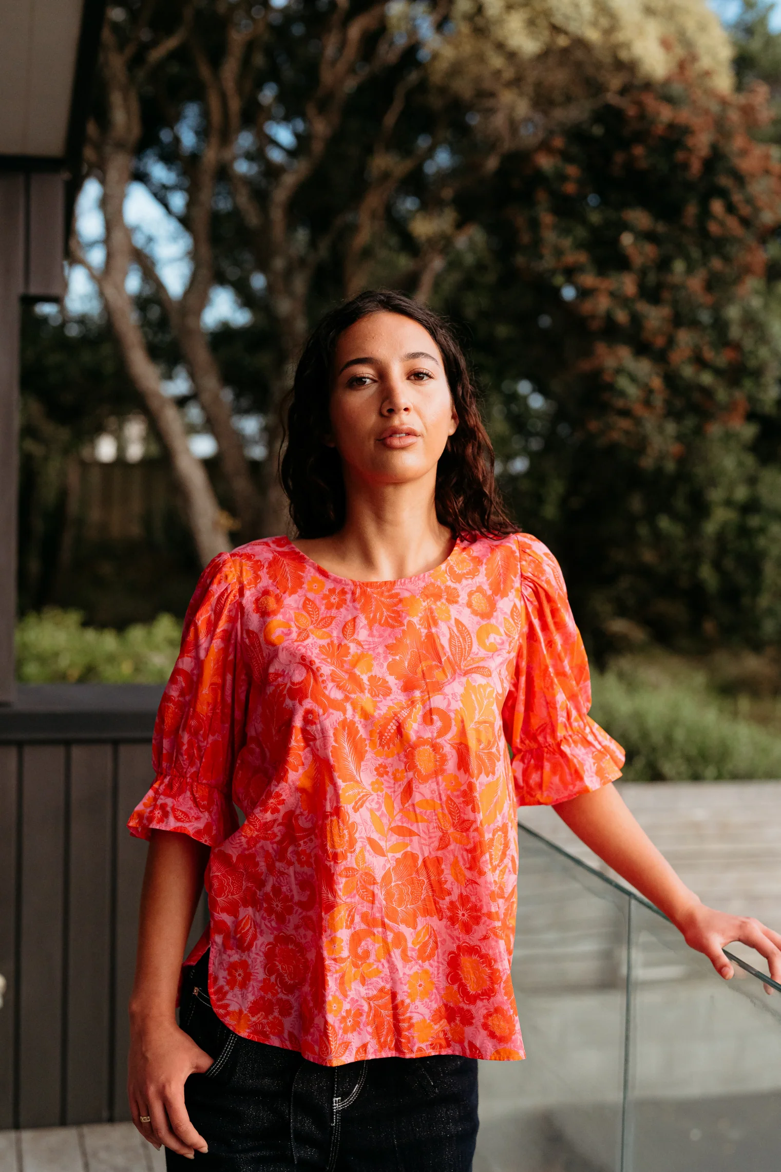 Seduce Sadie Top - Abstract Blush - Image 7