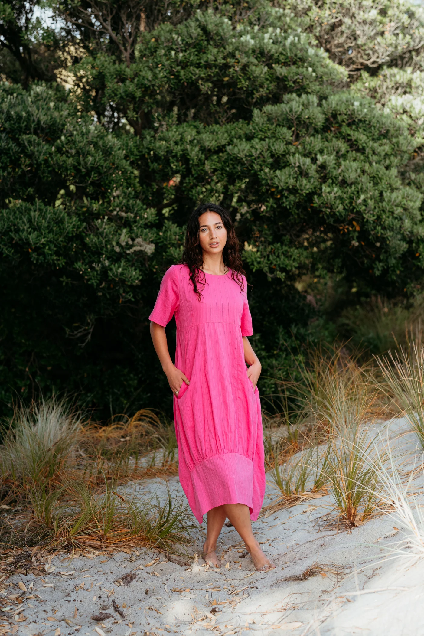 Seduce Selena Dress - Hot Pink - Image 2
