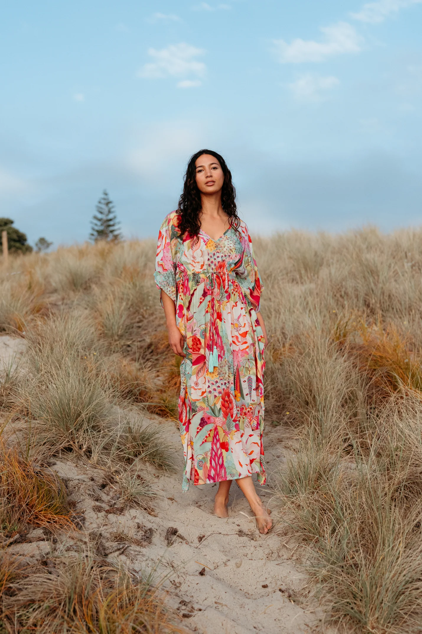 Seduce Sonya Dress - Blossom Pop - Image 2