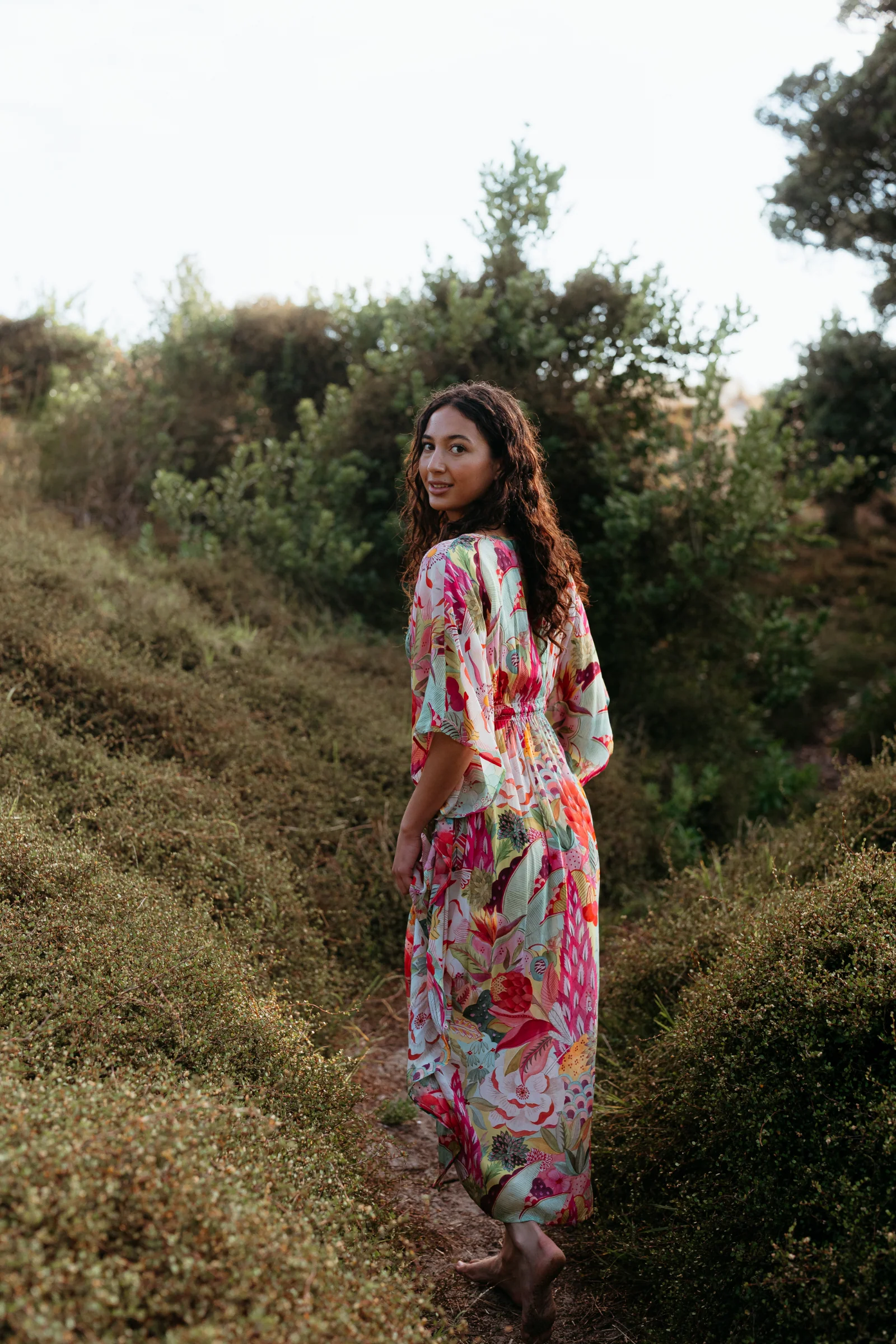 Seduce Sonya Dress - Blossom Pop - Image 3