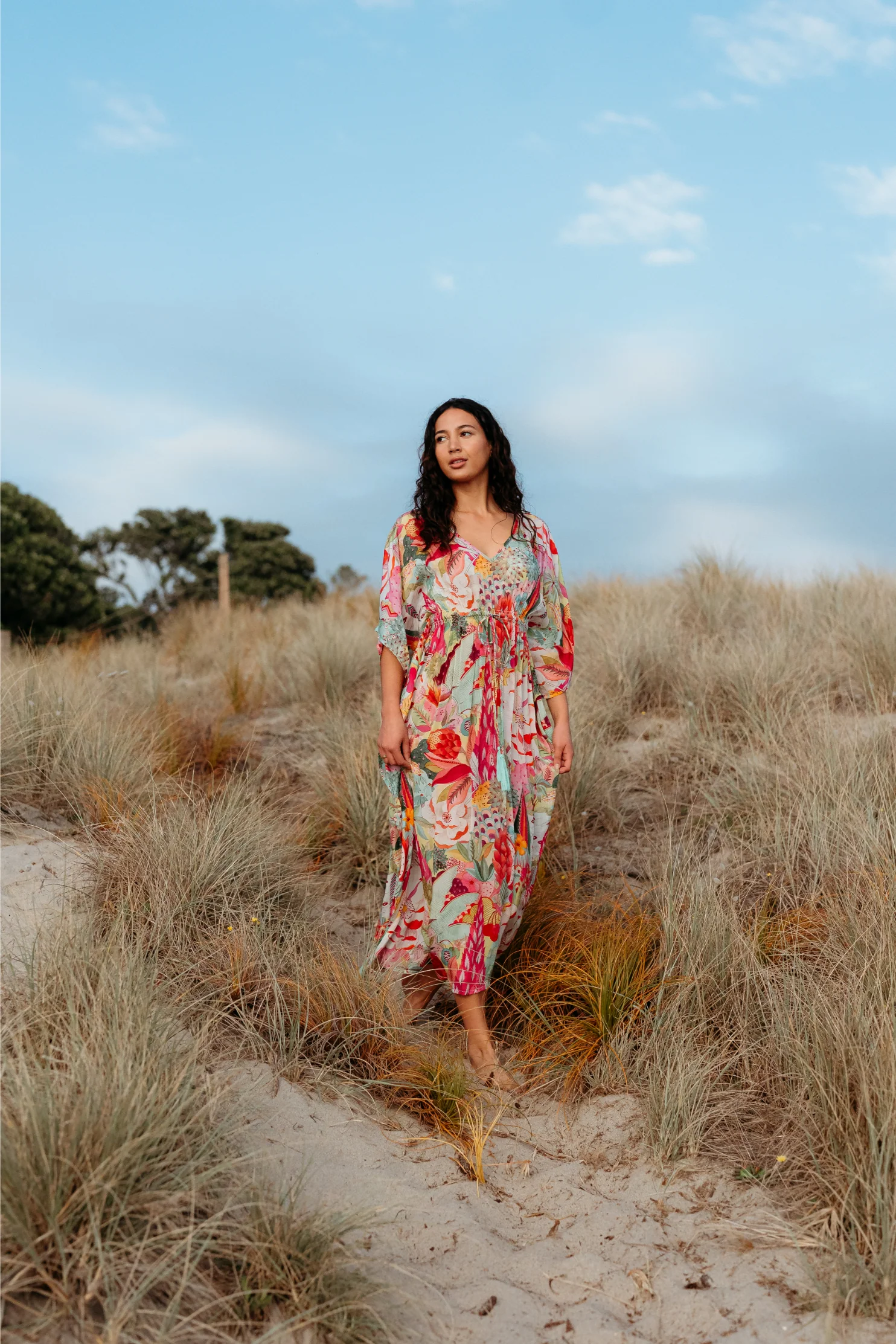 Seduce Sonya Dress - Blossom Pop - Image 4
