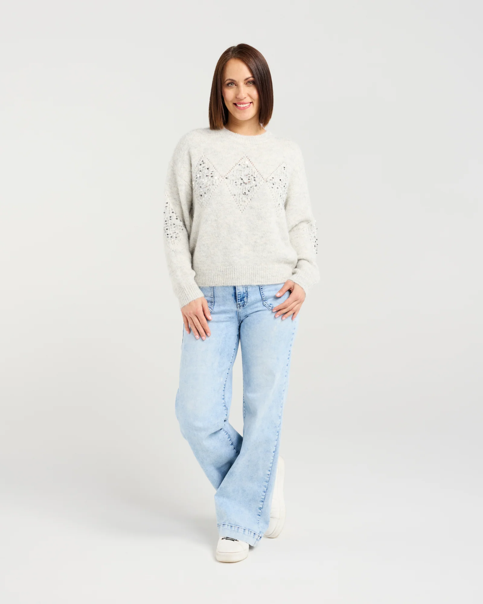 Seduce Thea Knit Grey - Image 2