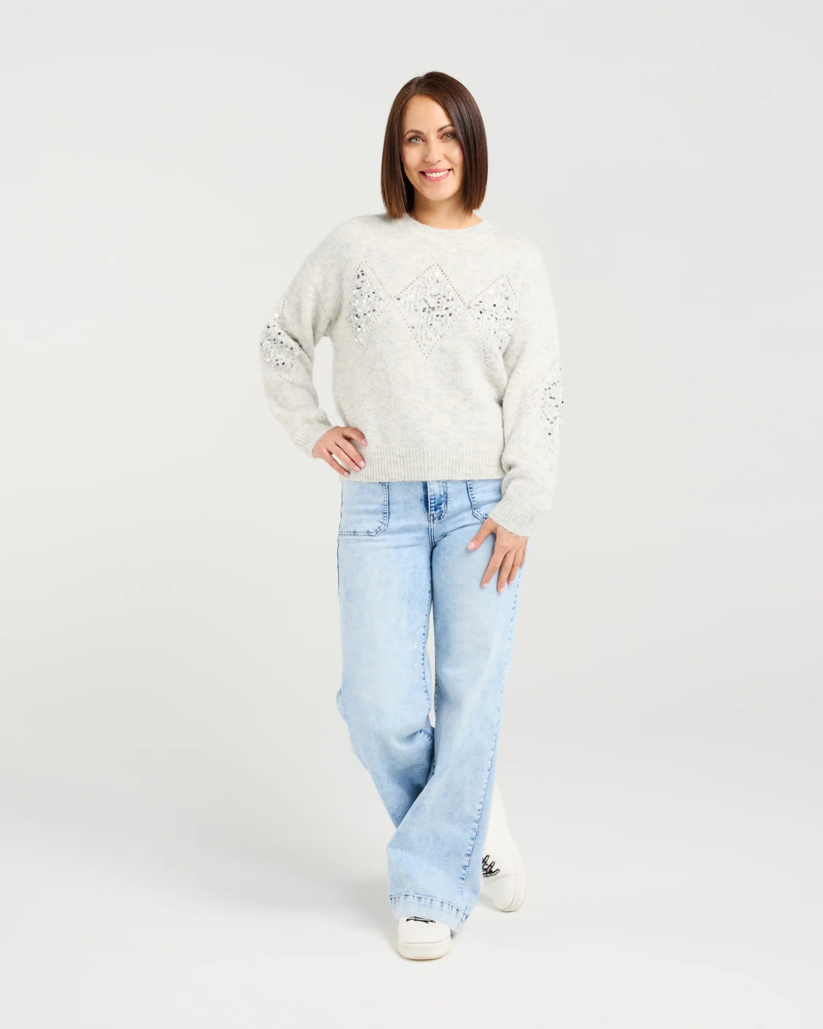 Seduce Thea Knit Grey - Image 5