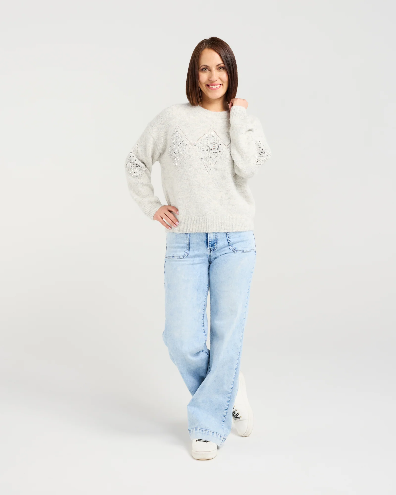 Seduce Thea Knit Grey - Image 7