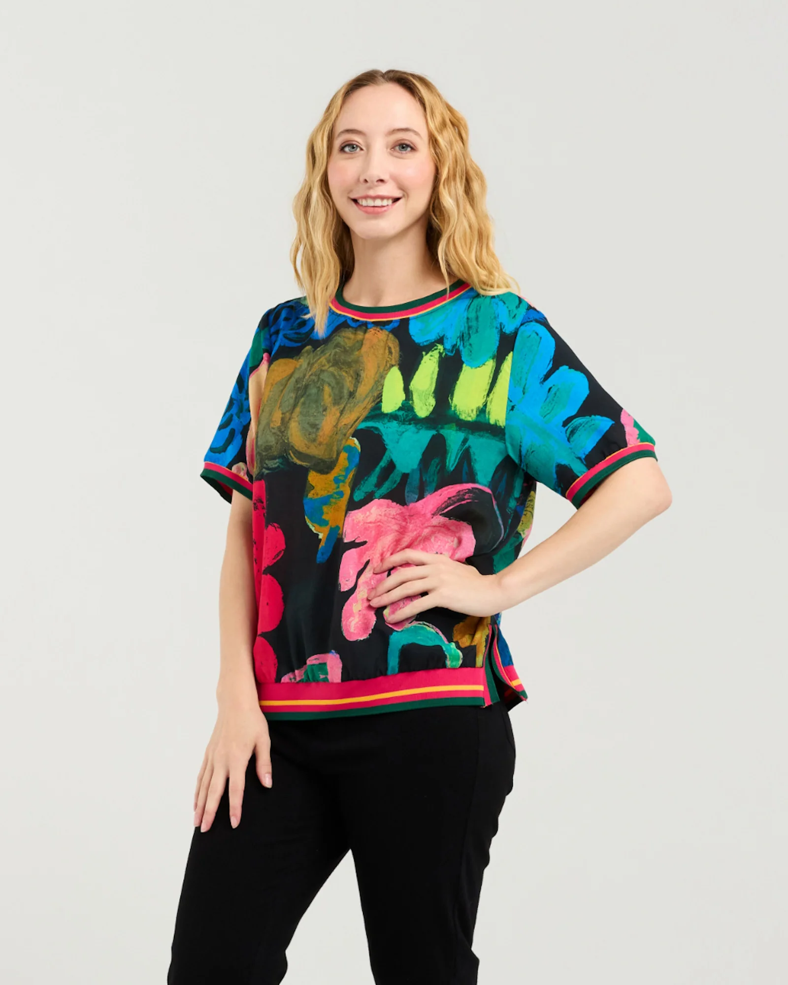Seduce Zoe Top - Midnight Fern