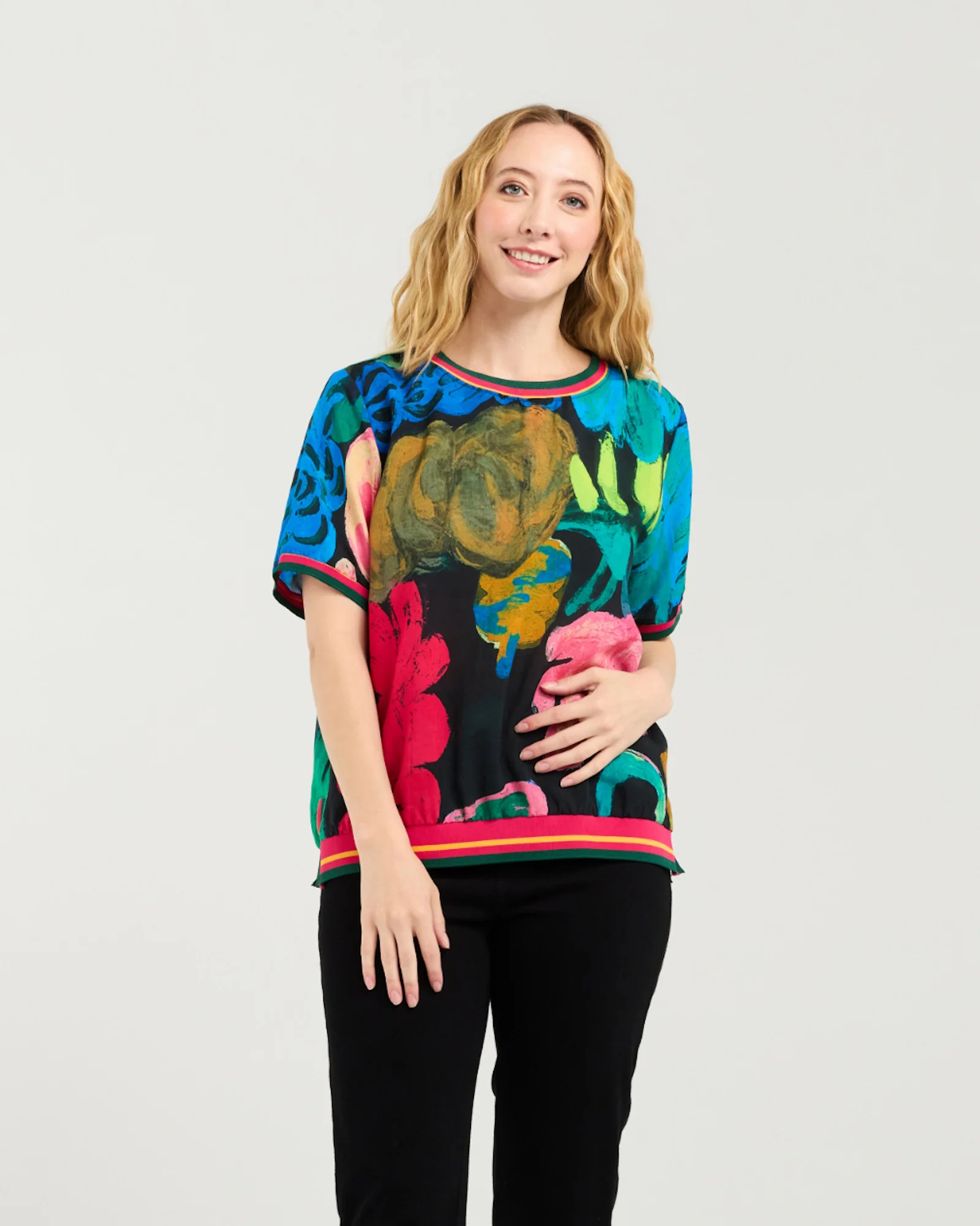 Seduce Zoe Top - Midnight Fern - Image 2