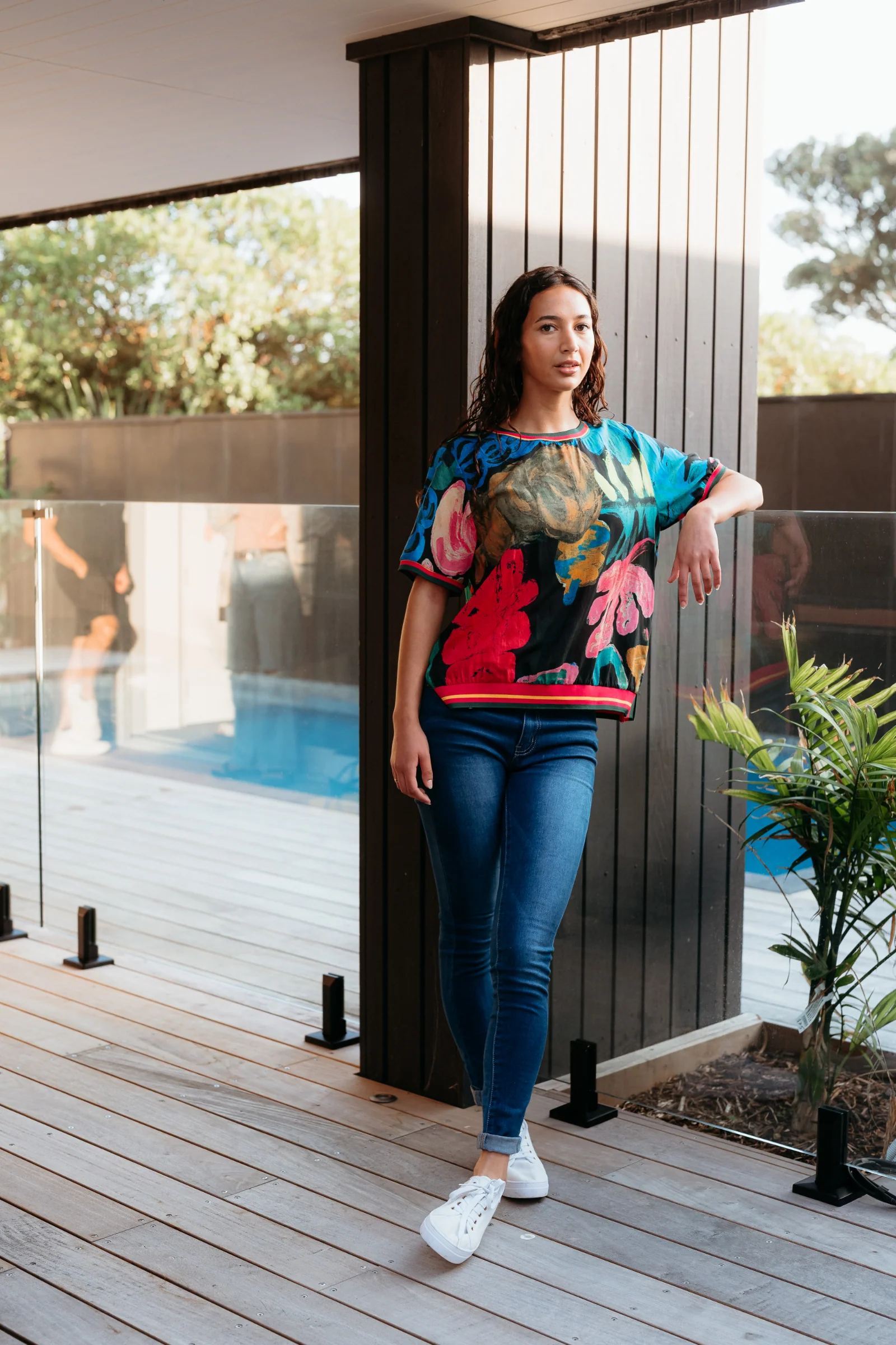 Seduce Zoe Top - Midnight Fern - Image 4